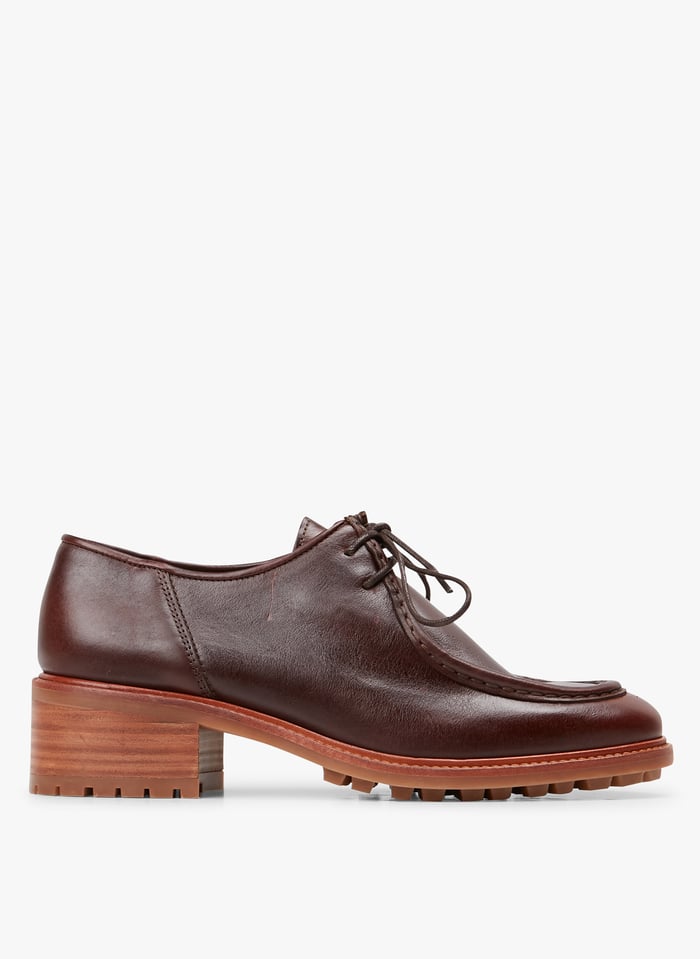 Derby à clearance talon femme