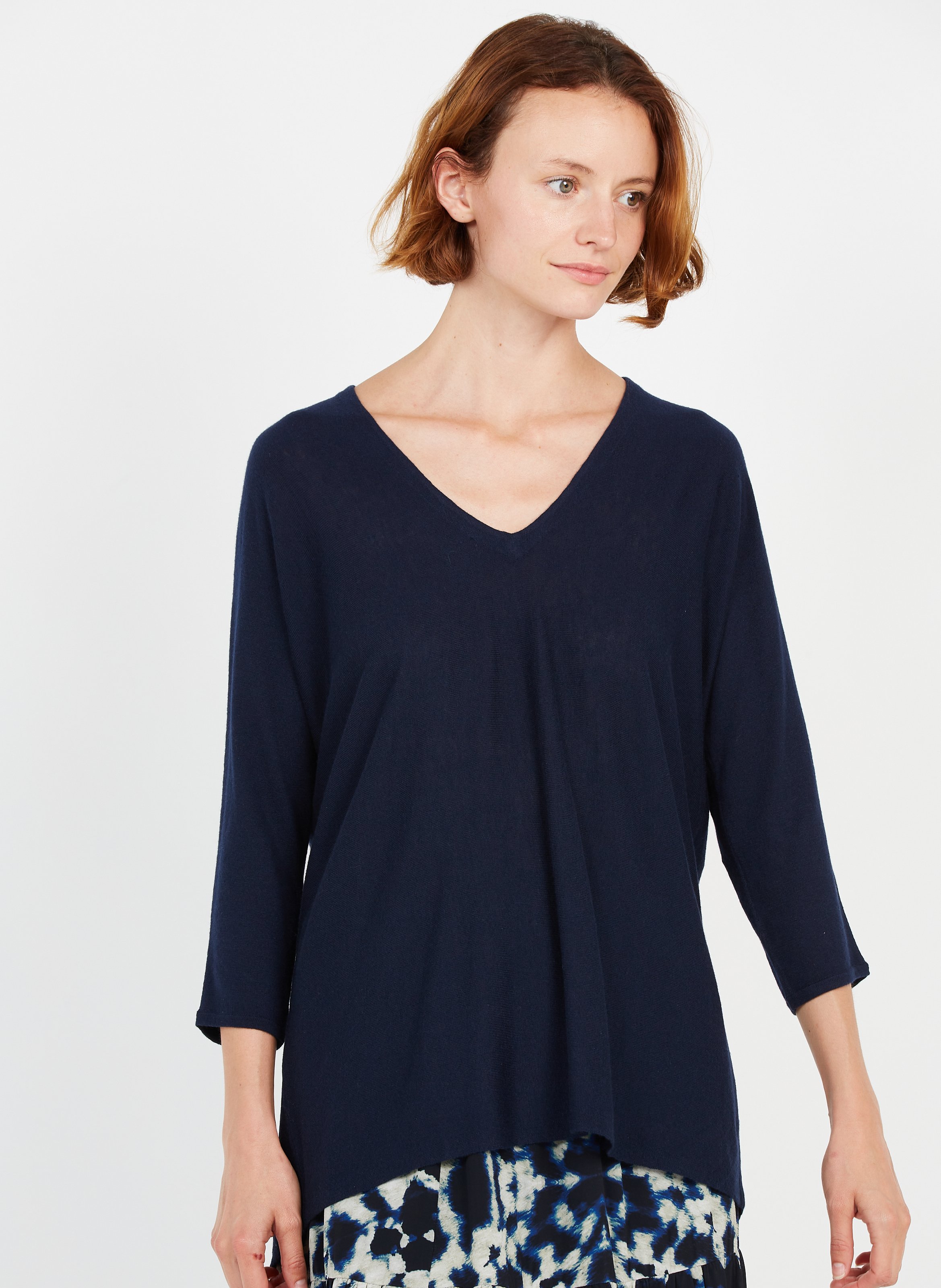 Pull Femme Sud Express 100% Cachemire - Couleur Corail - Taille S - Neuf Avec étiquettes - Doux Et Chaud