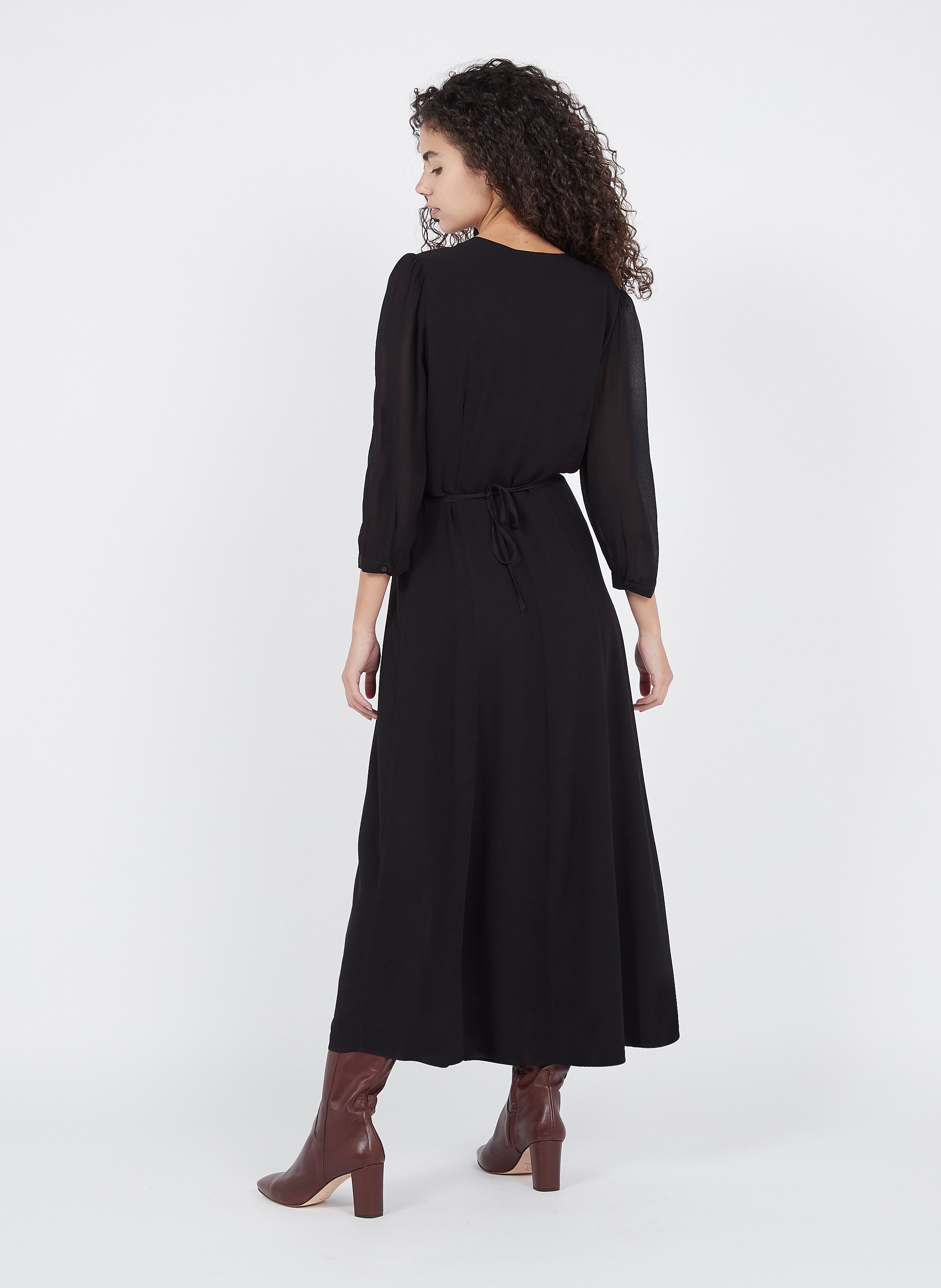 robe longue cache cache