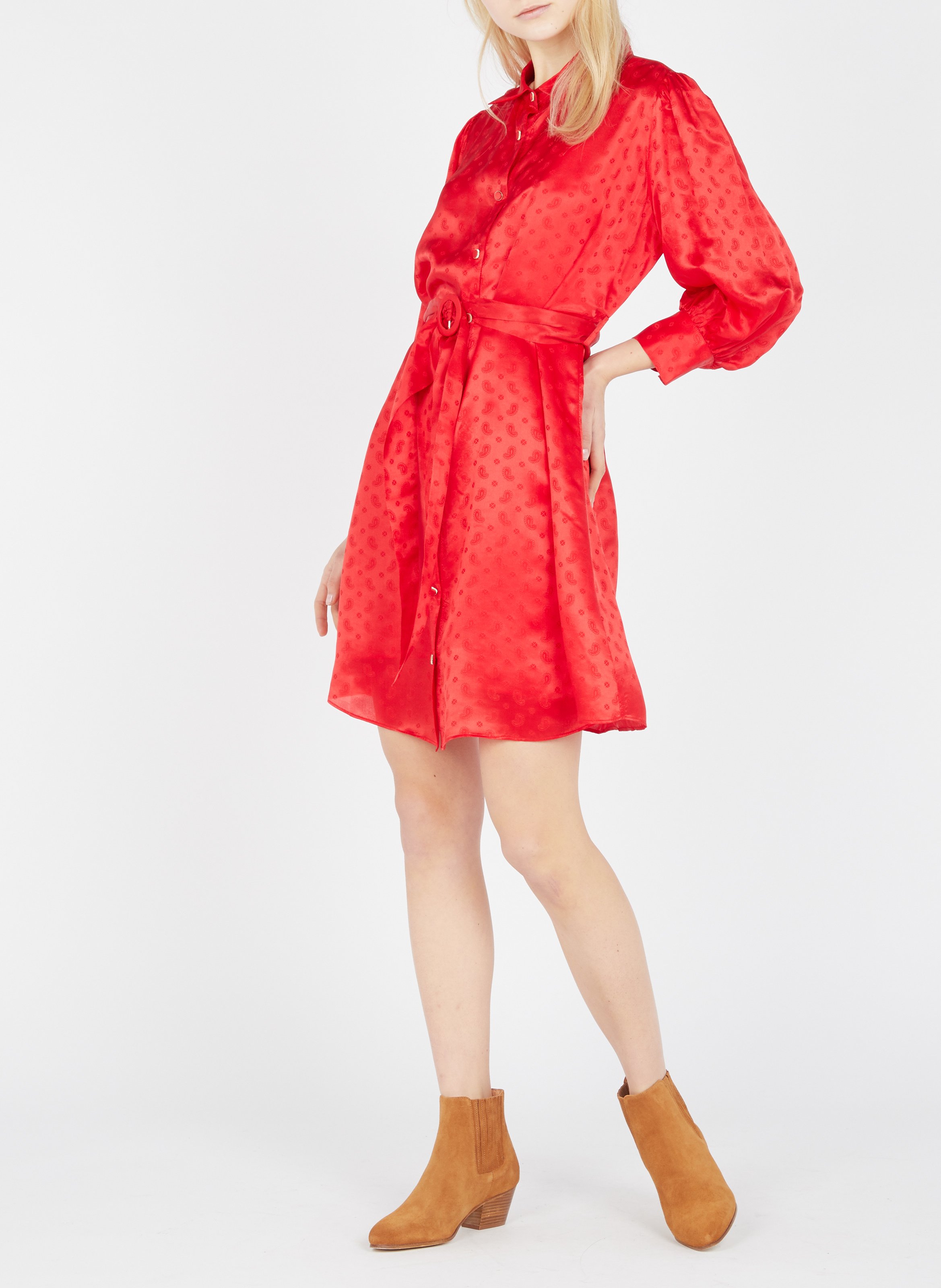 robe rouge the kooples