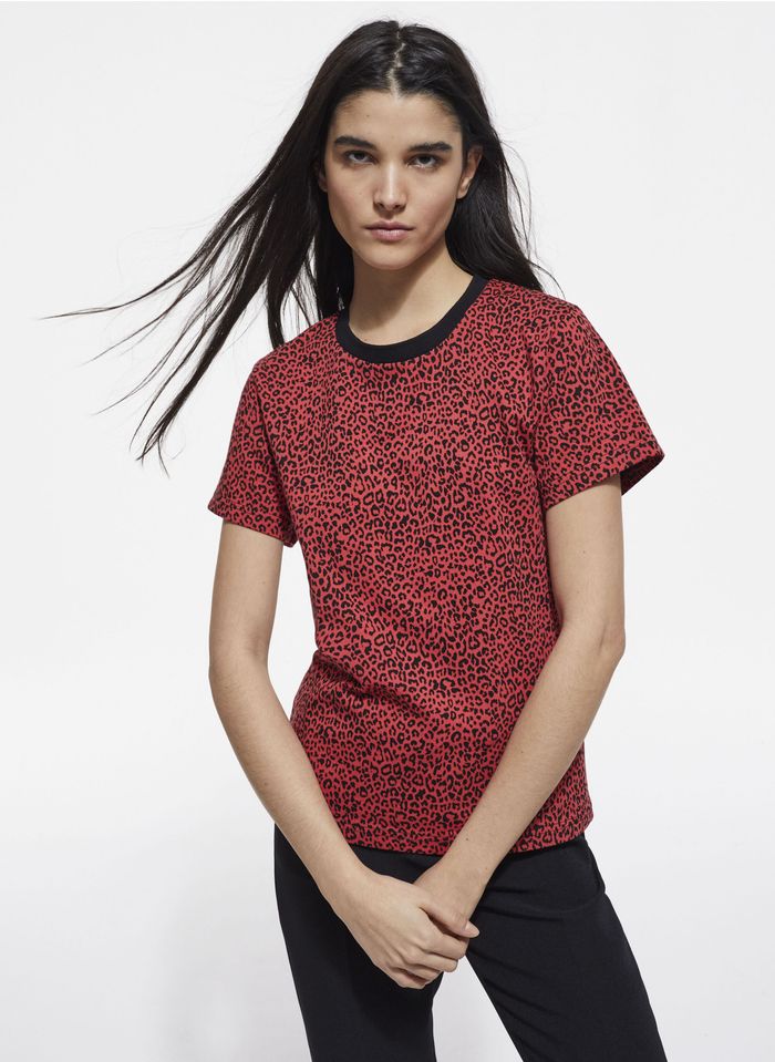 THE KOOPLES Tee-shirt imprimé en coton | Rouge