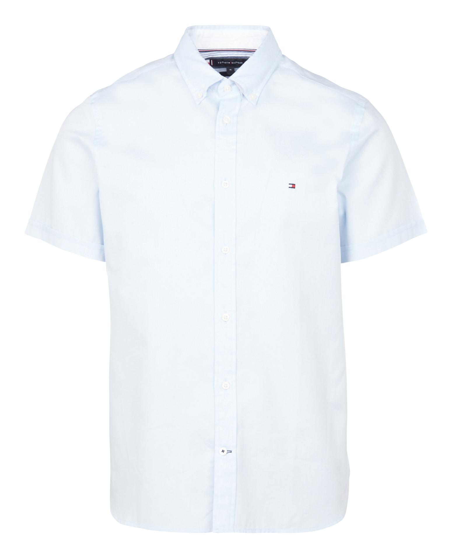Chemise Col Classique Slim Fit En Coton Blue Tommy Hilfiger Homme