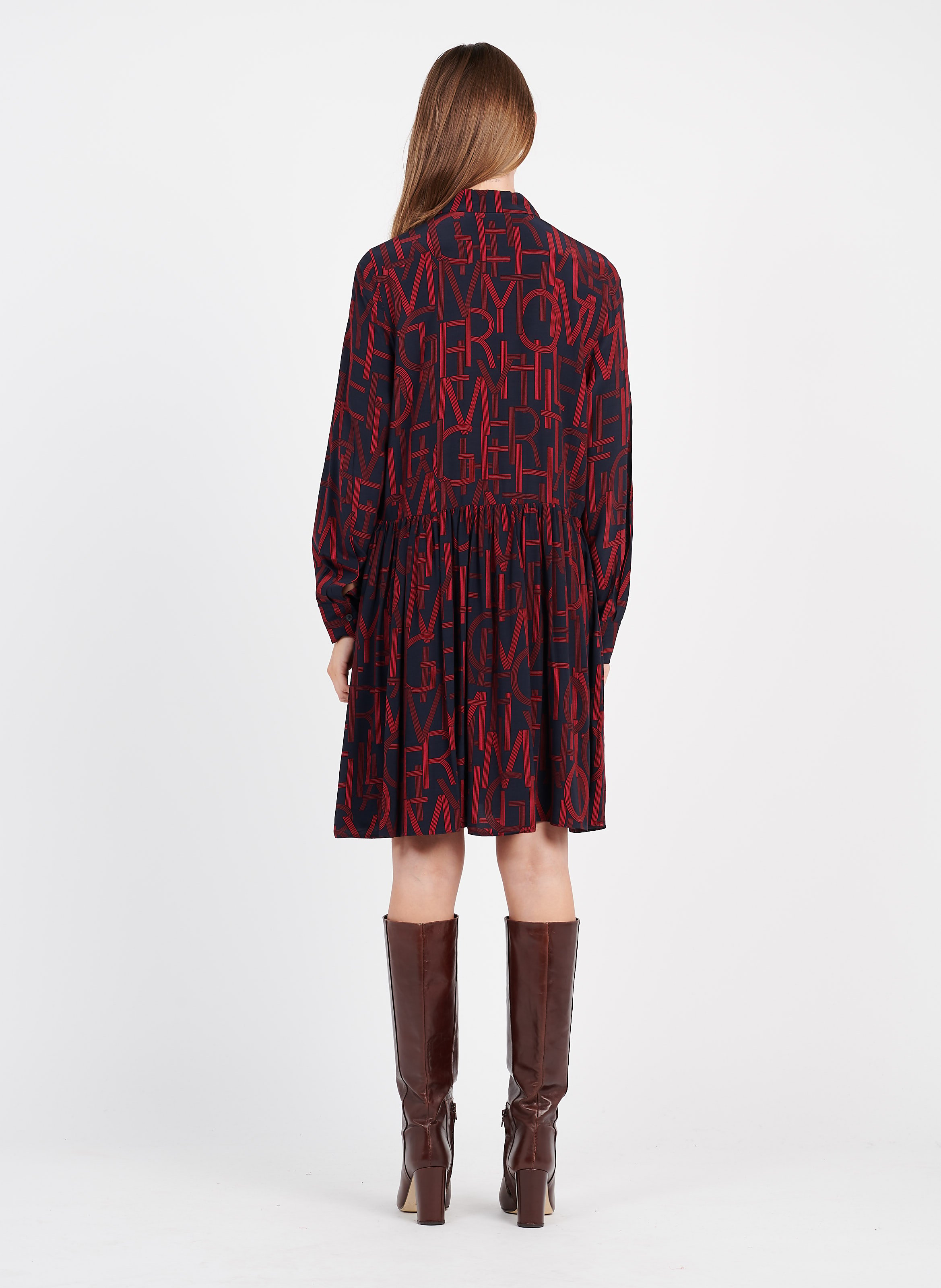 robe rouge tommy hilfiger