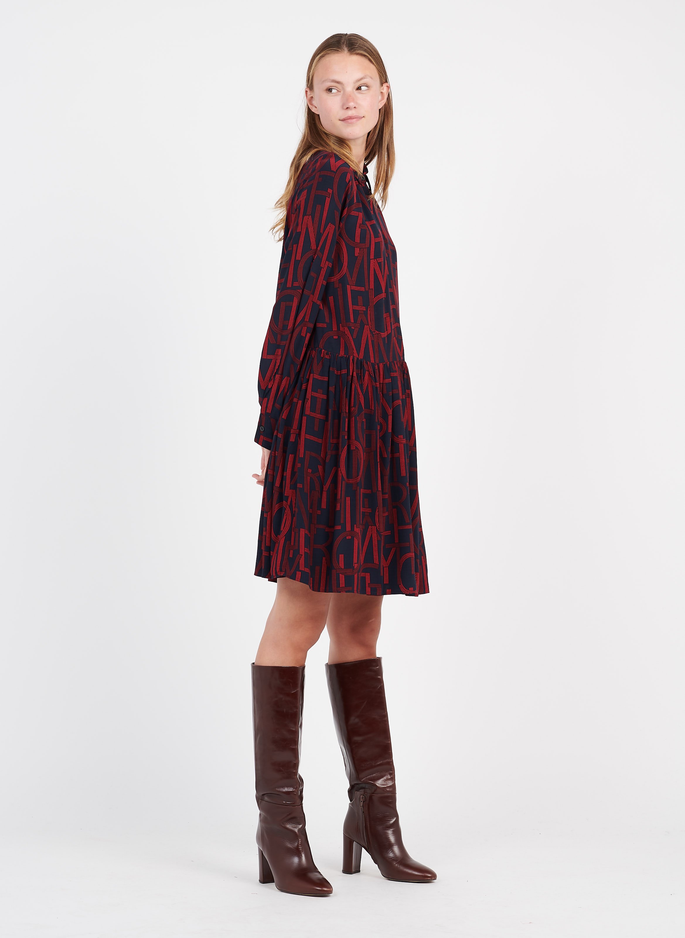 robe classique mi longue