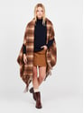 TWINSET CHECK CAMMELLO-NEVE Marron