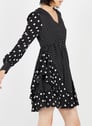 TWINSET PATCH POIS NOIR/NEIGE Multicolore