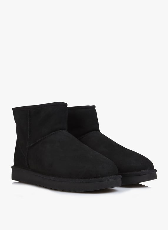 UGG CLASSIC MINI II Boots Classic II Mini en cuir Noir