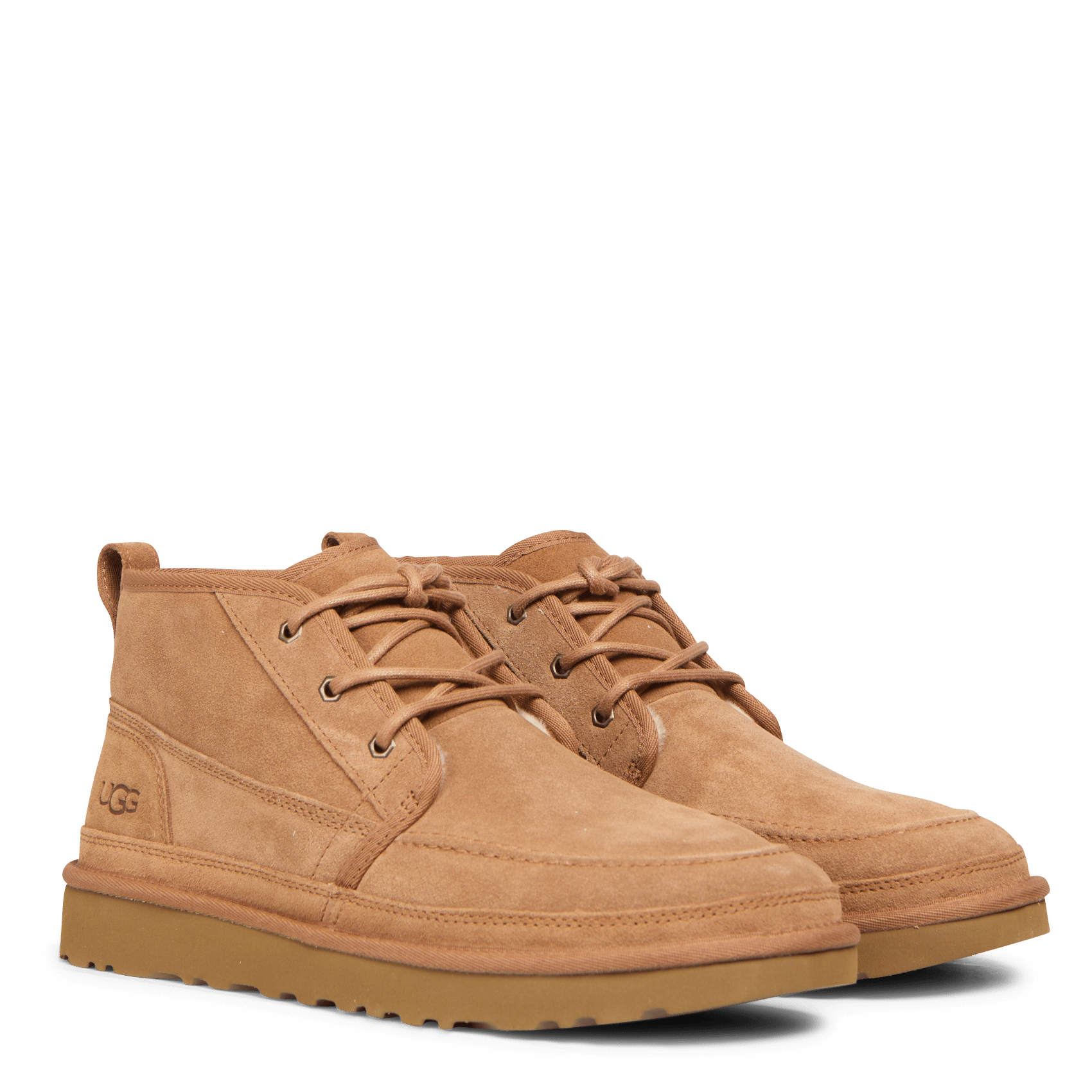Boots Fourrées En Cuir Chestnut Ugg - Homme | Place des Tendances