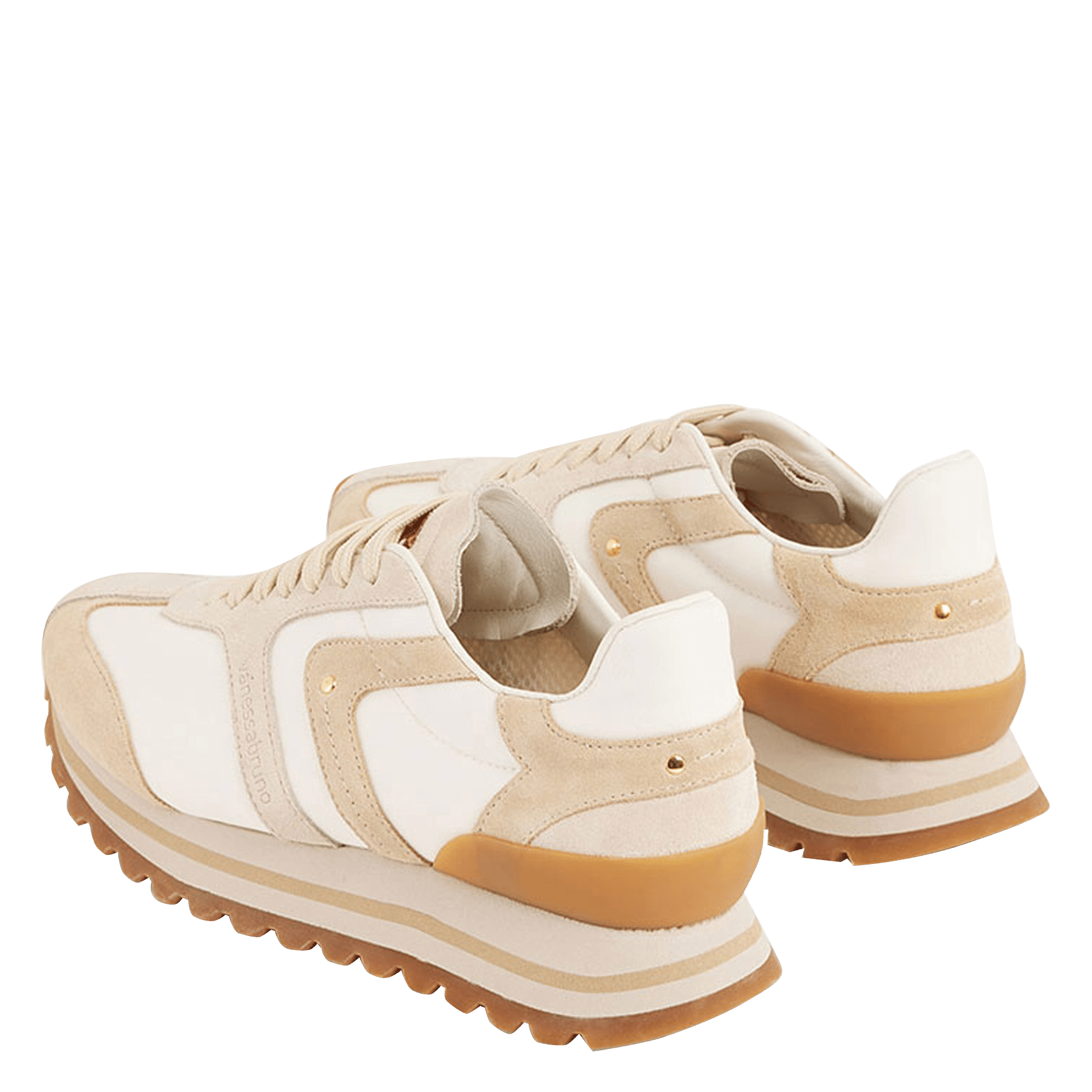 Baskets Basses Craie Vanessa Bruno Femme Place des Tendances