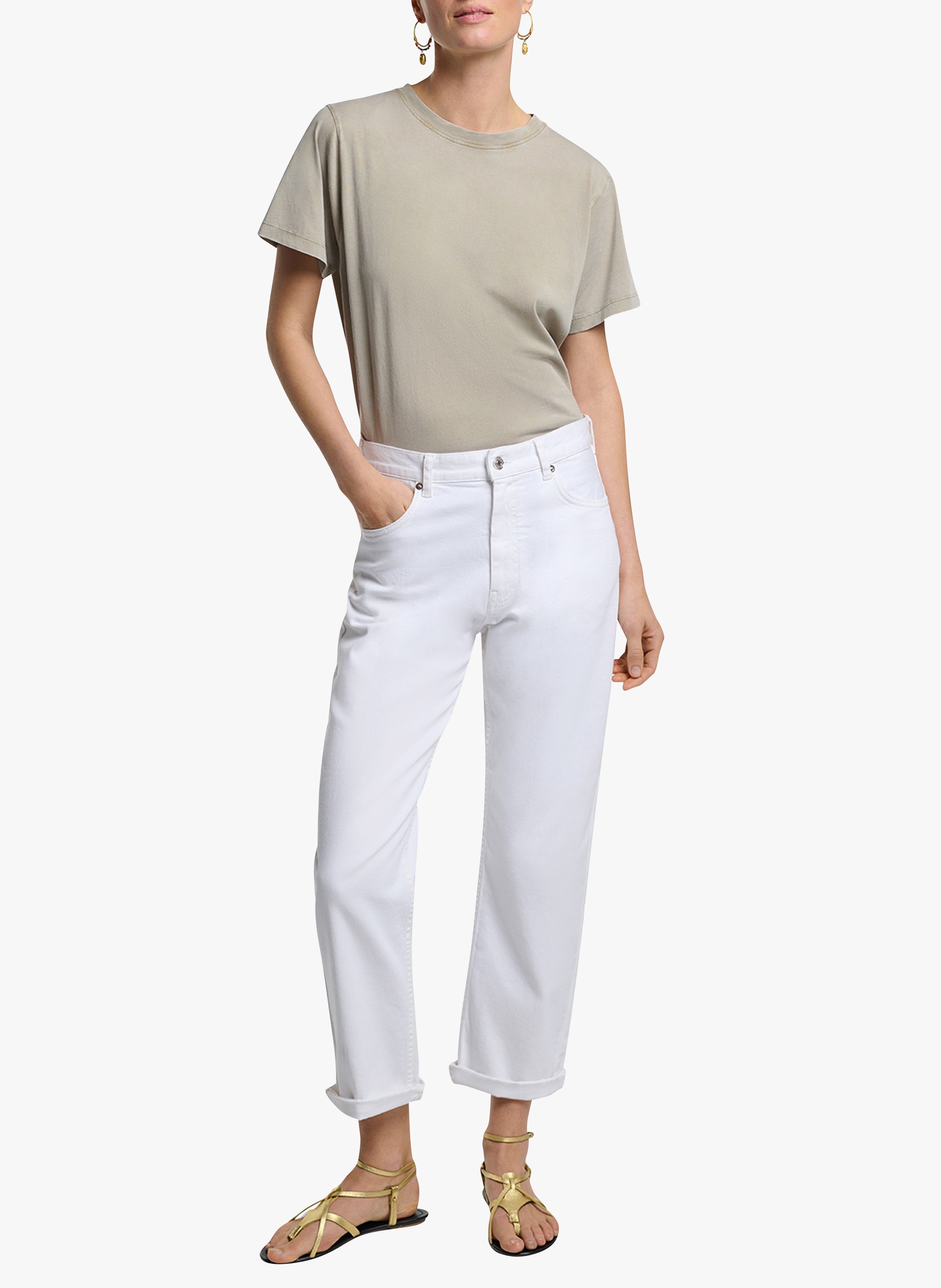 Pantalon 2025 boyfriend blanc