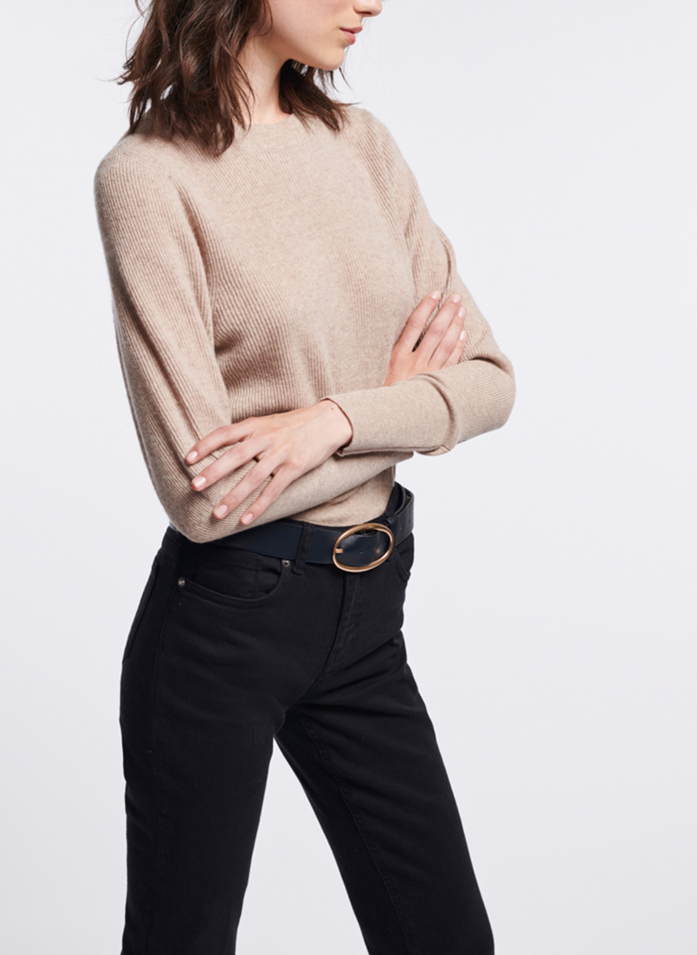 Journées Privilèges Pull Col Rond En Laine Avoine Vanessa Bruno - Femme |  Place des Tendances