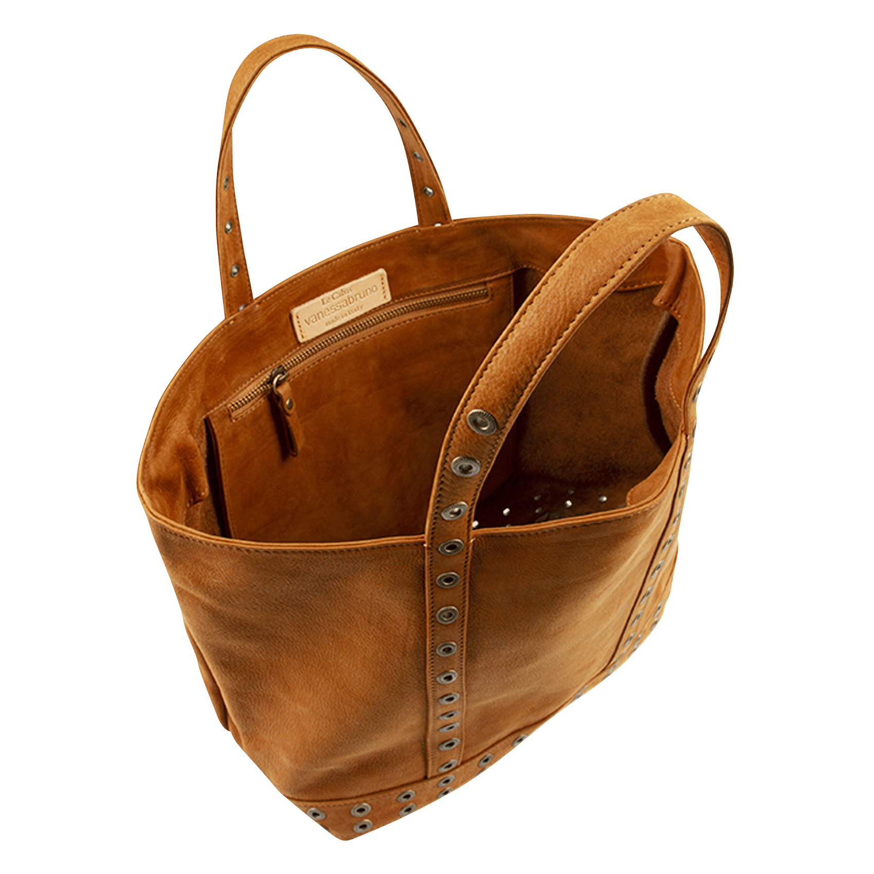 sac nubuck marron
