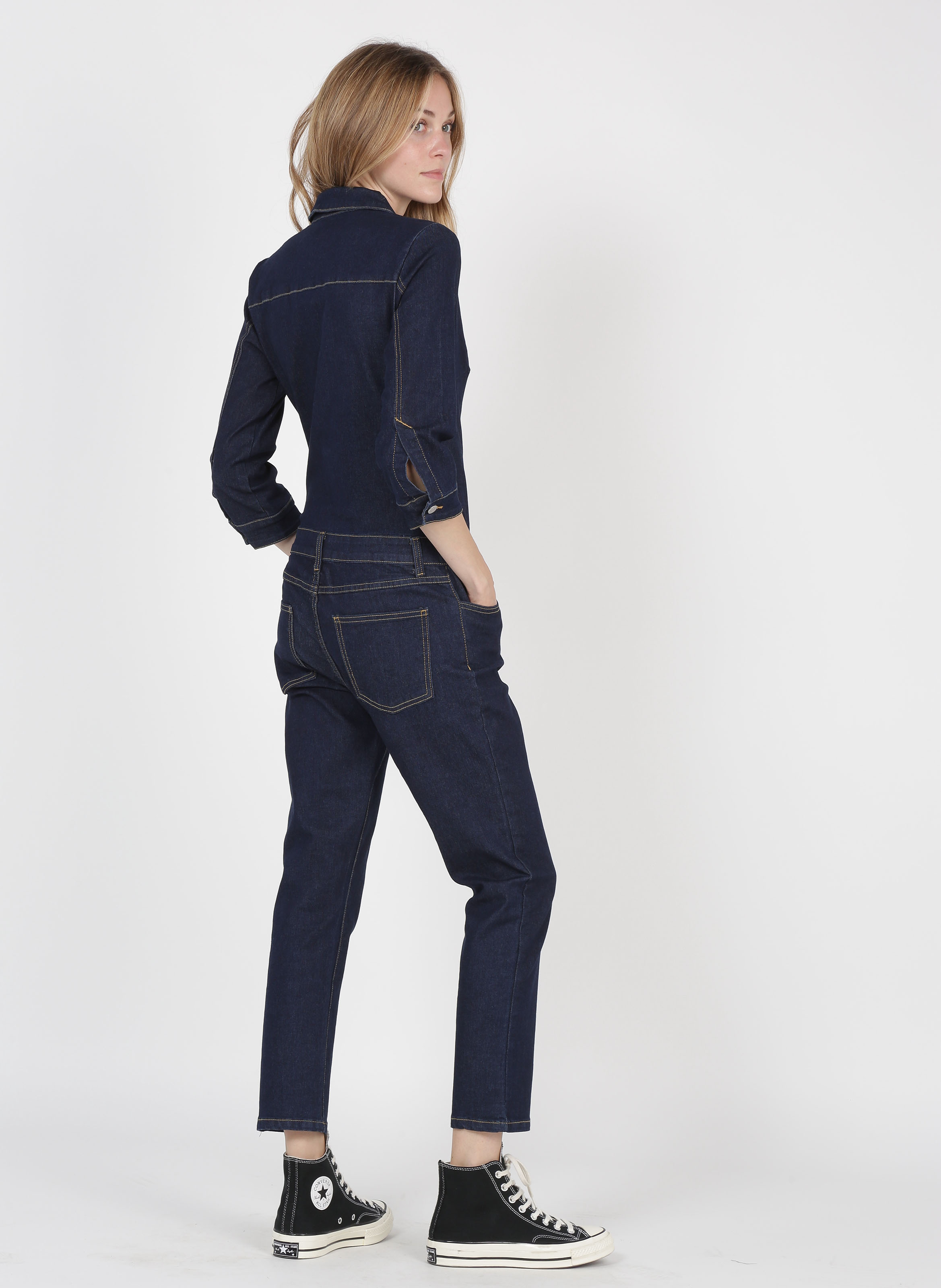 combinaison jean femme vila