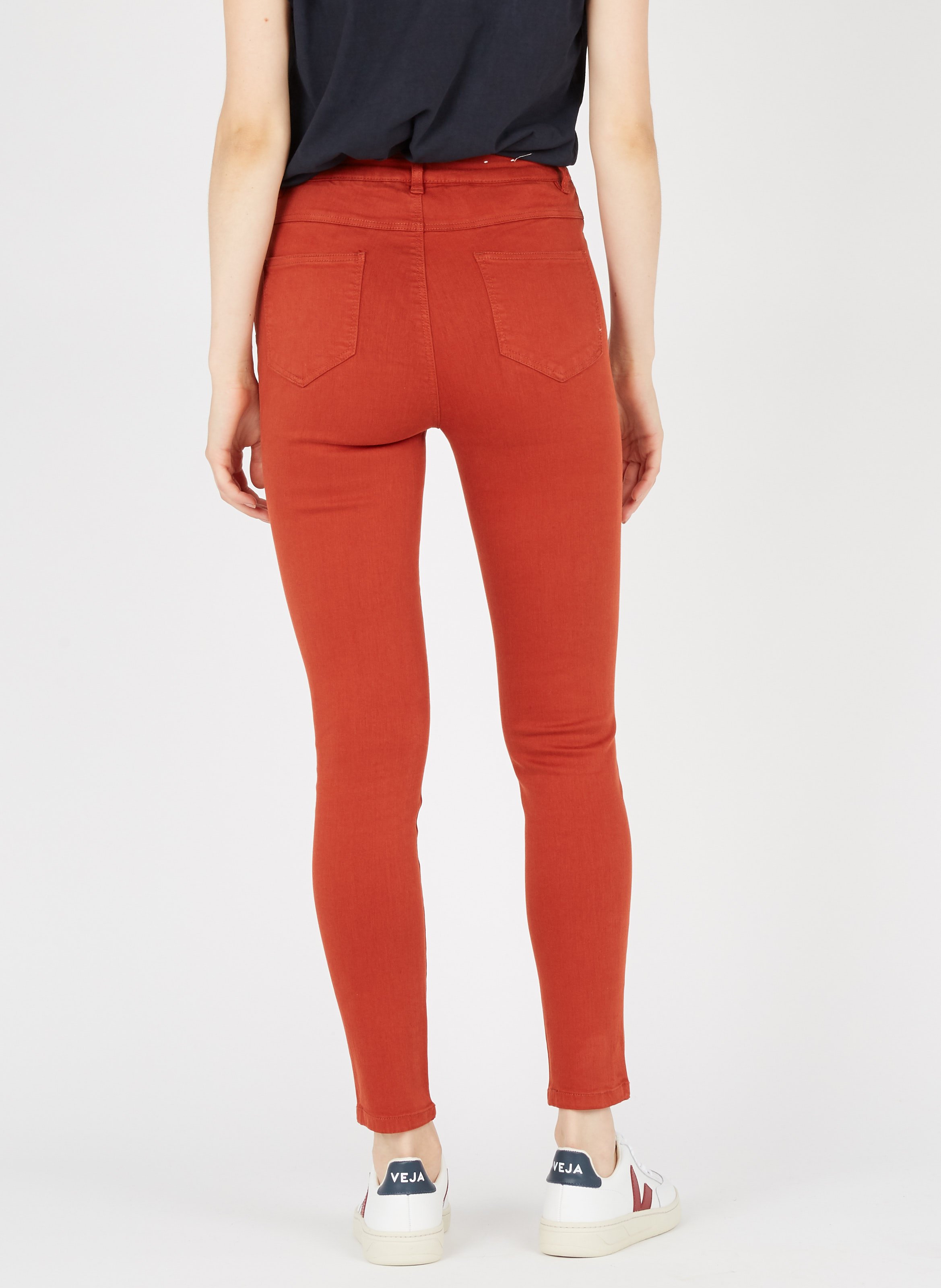 jean skinny rouge