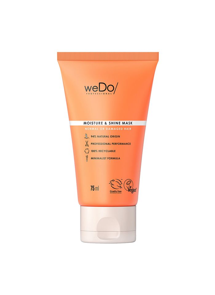 weDo Masque cheveux Vegan Hydratation et Brillance pour cheveux normaux et abîmés 