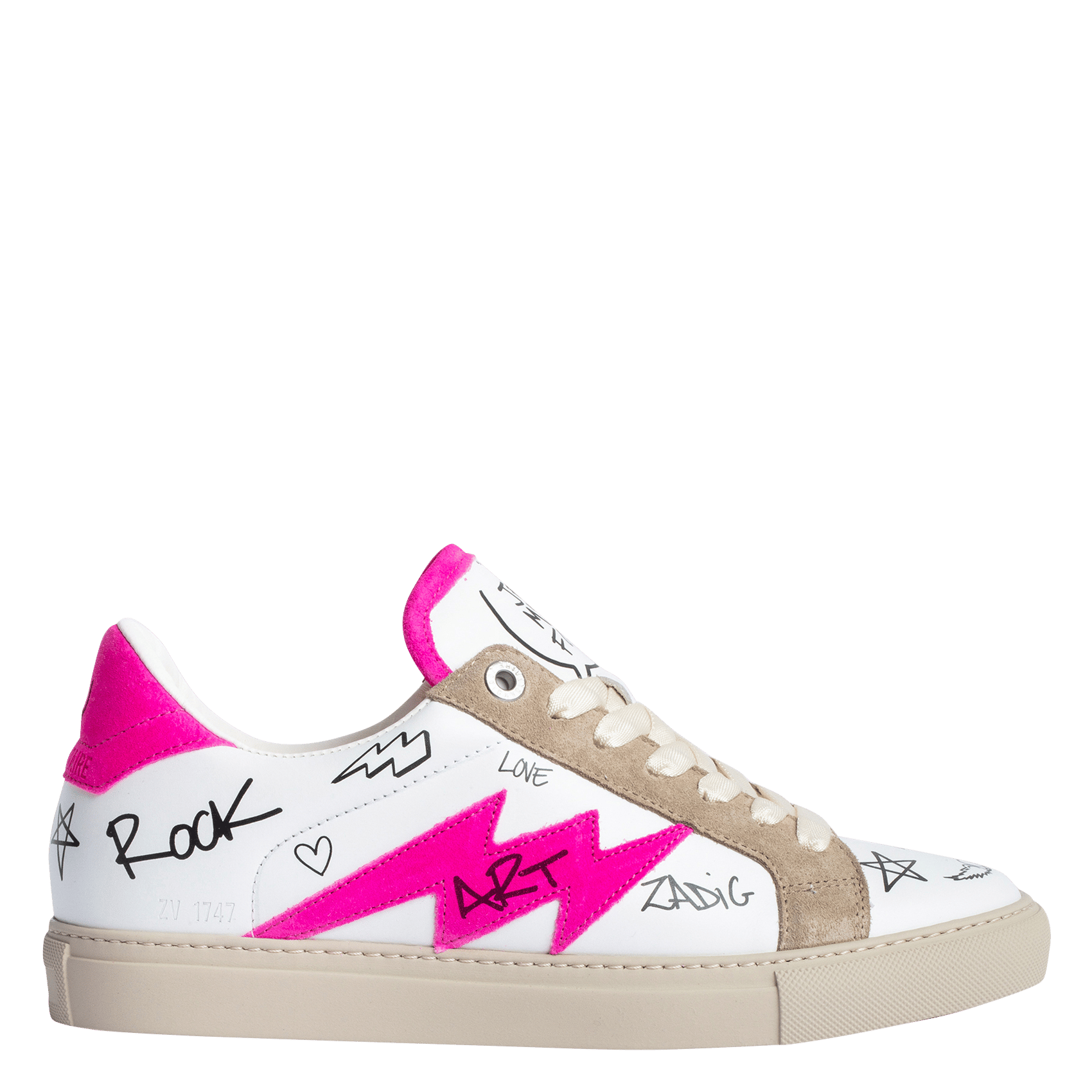 basket zadig et voltaire leopard