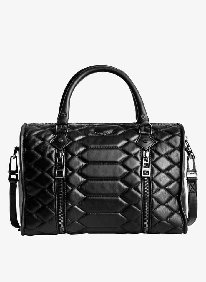 Sac Sunny Medium Matelass En Cuir Sunny Noir Zadig voltaire
