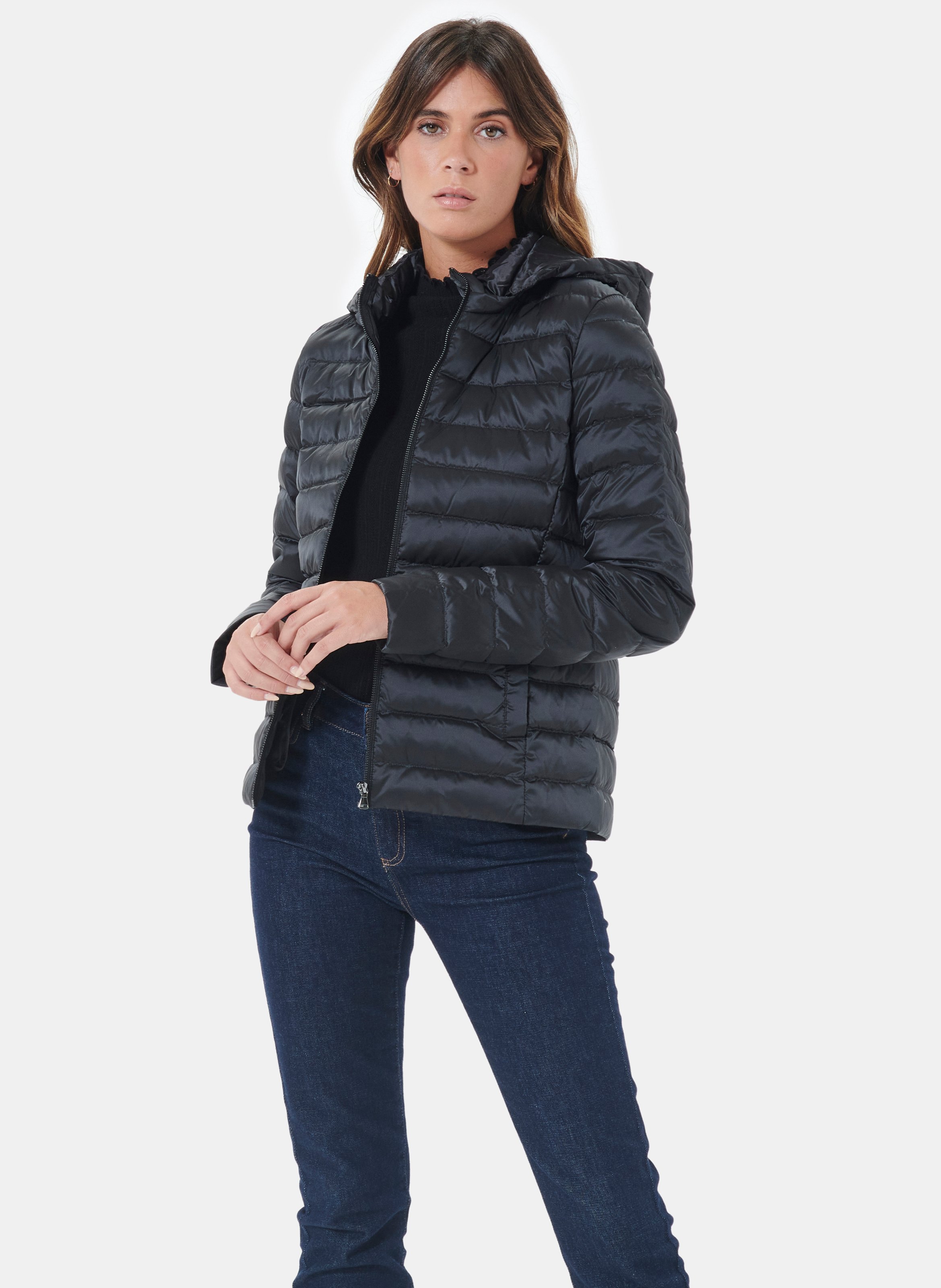 doudoune légère femme à capuche