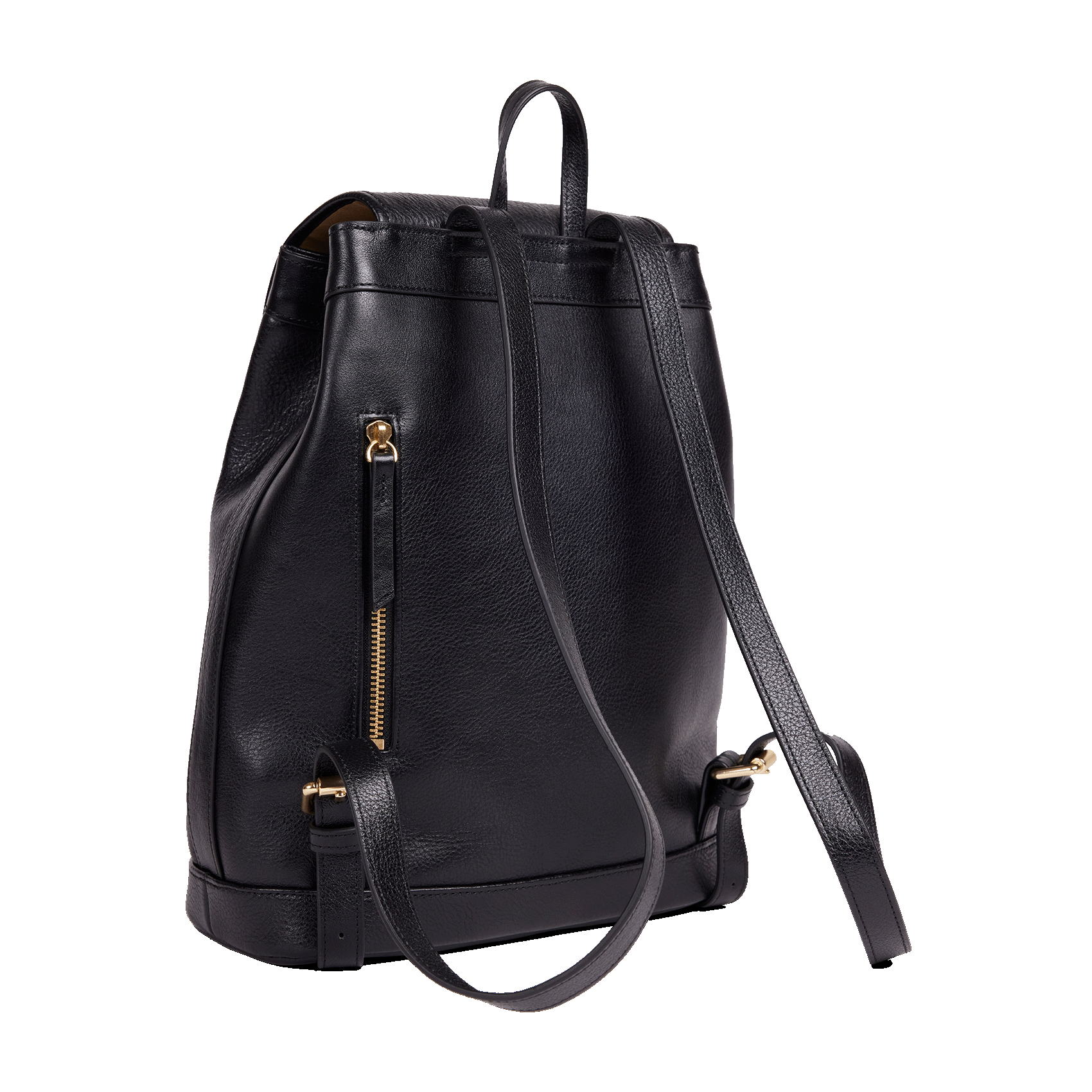 Sac à dos en cuir NAT & NIN Noir