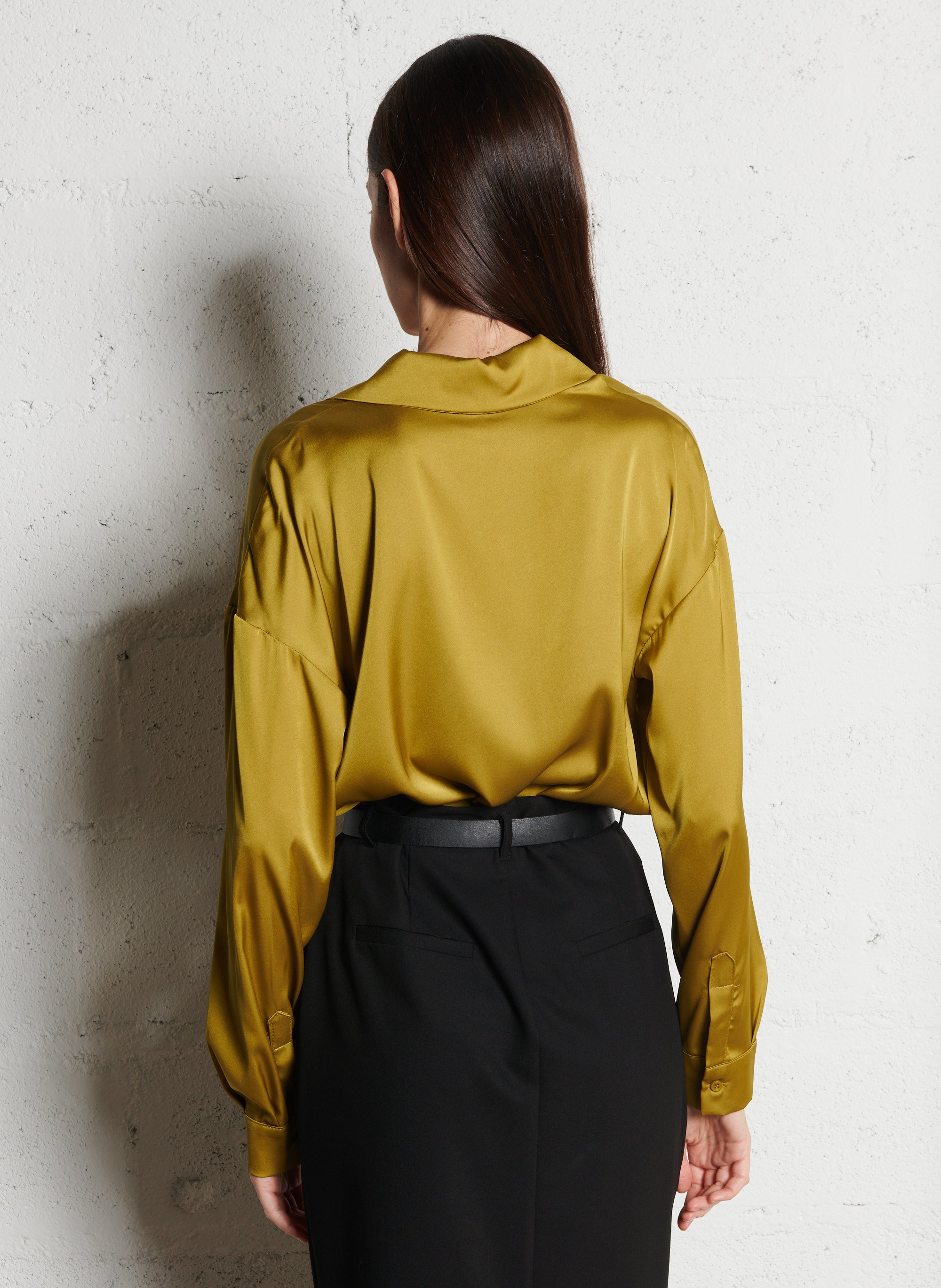 Bedrucktes Hemd mit klassischem Kragen IMPERIAL Gelb