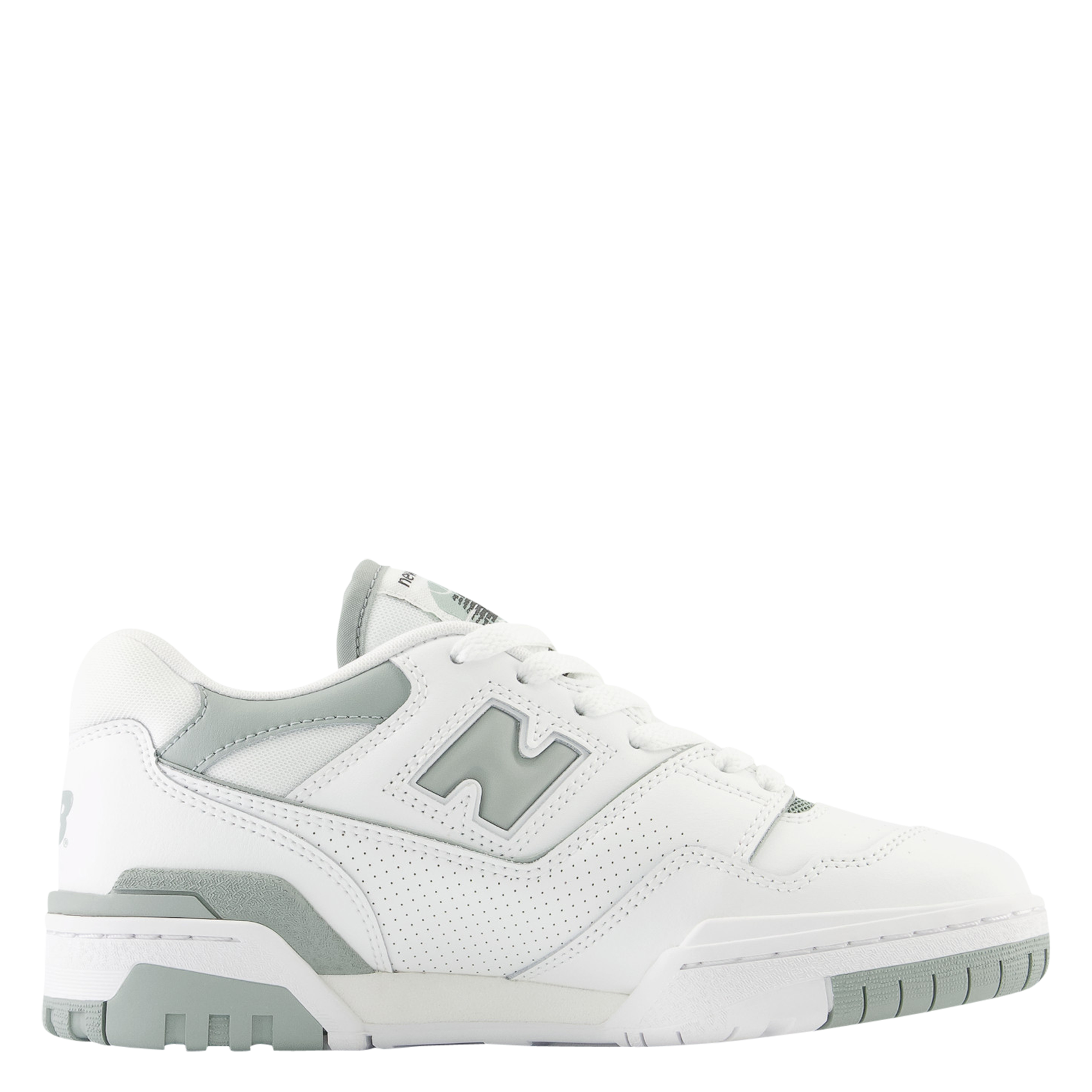 Low-top leather mix sneakers NEW BALANCE White