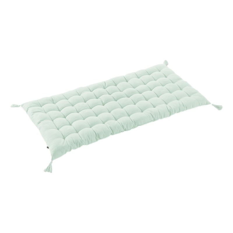 Floor cushion with water-repellent pompons L'EFFET PAPILLON