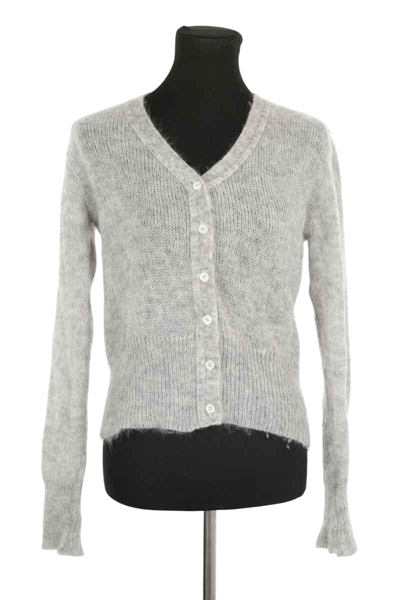 Chip wool cardigan AGNES B. - Seconde Main Grey
