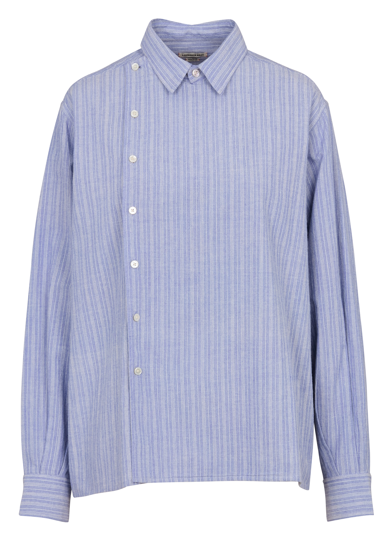 Colonel - Einfarbiges Hemd LAURENCE BRAS Blau