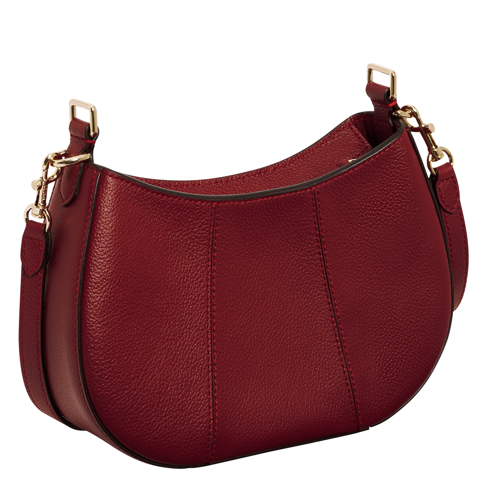 Sac porté épaule en cuir LE TANNEUR Rouge