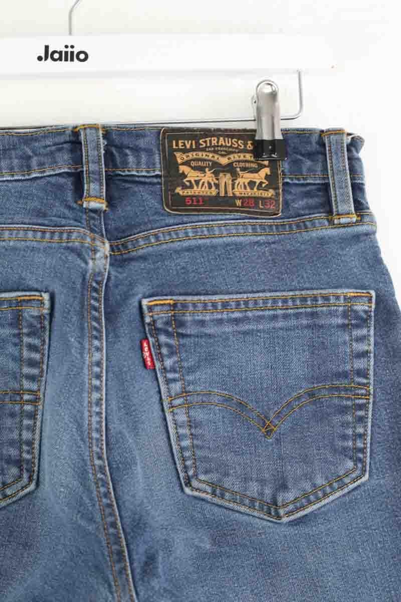 511 Straight Leg Cotton Jeans LEVI'S - Seconde main Blue
