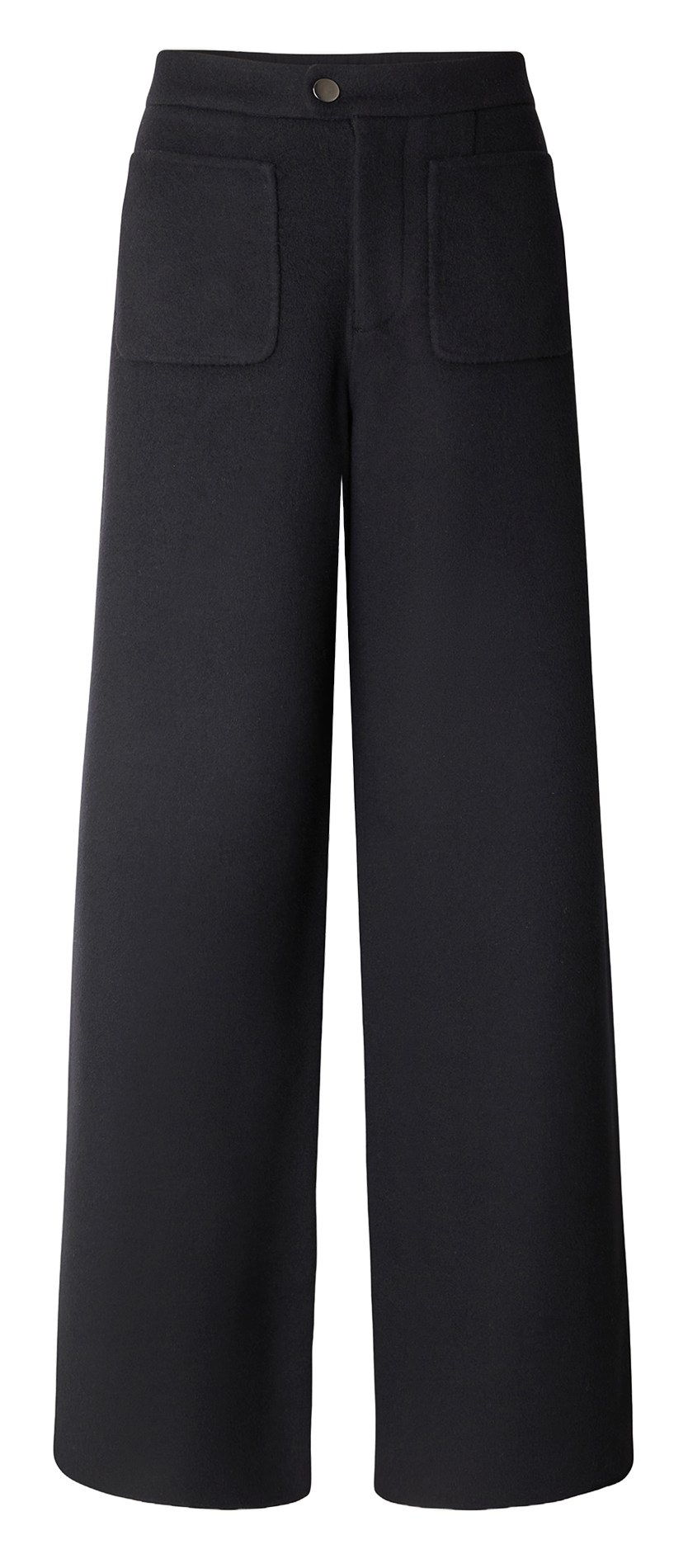 Pantalon droit en laine mélangée SOEUR Bleu