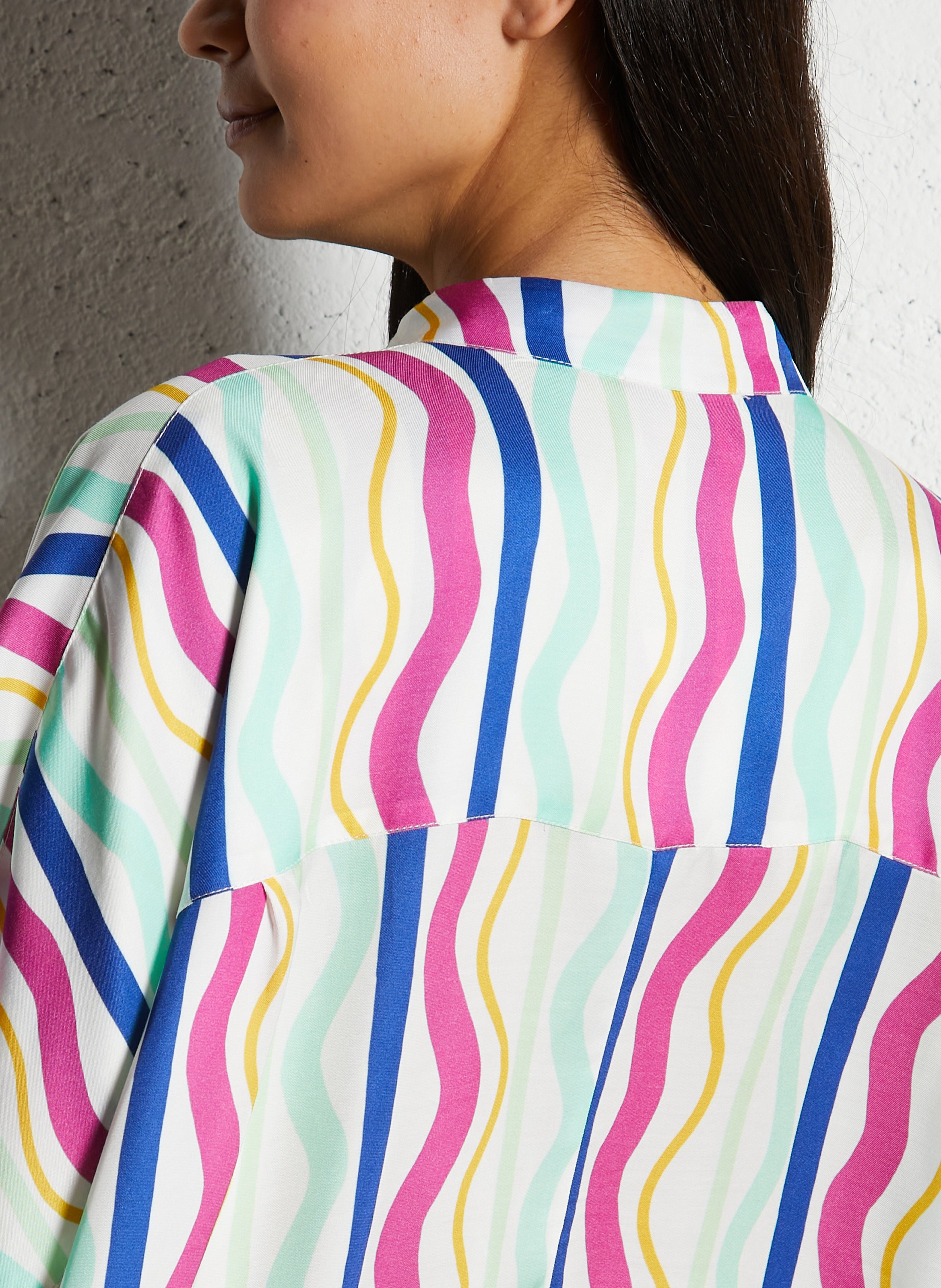 Liam oversized striped shirt  ELISE CHALMIN Multicolored
