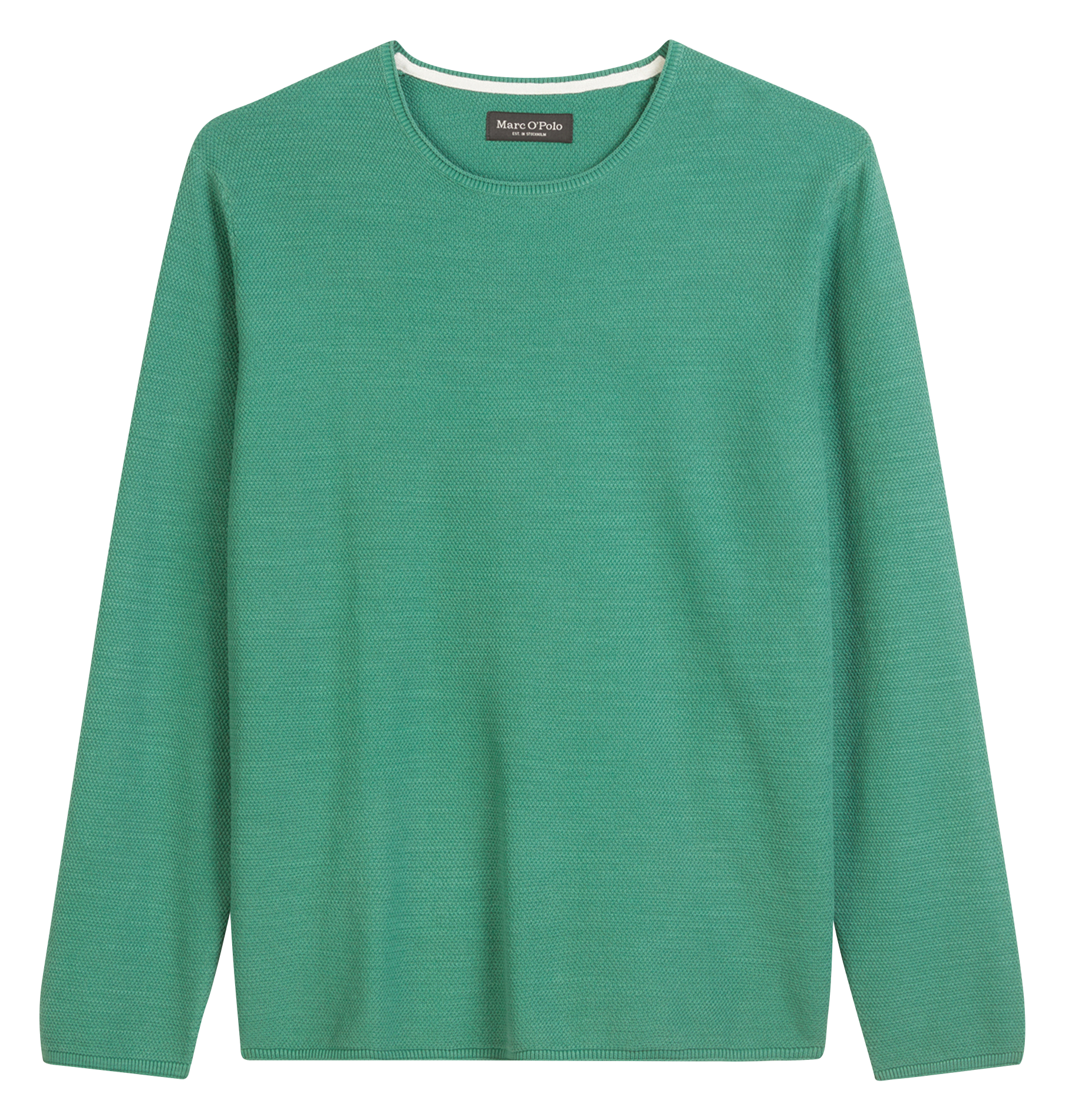 Pull col rond en coton MARC O'POLO Vert