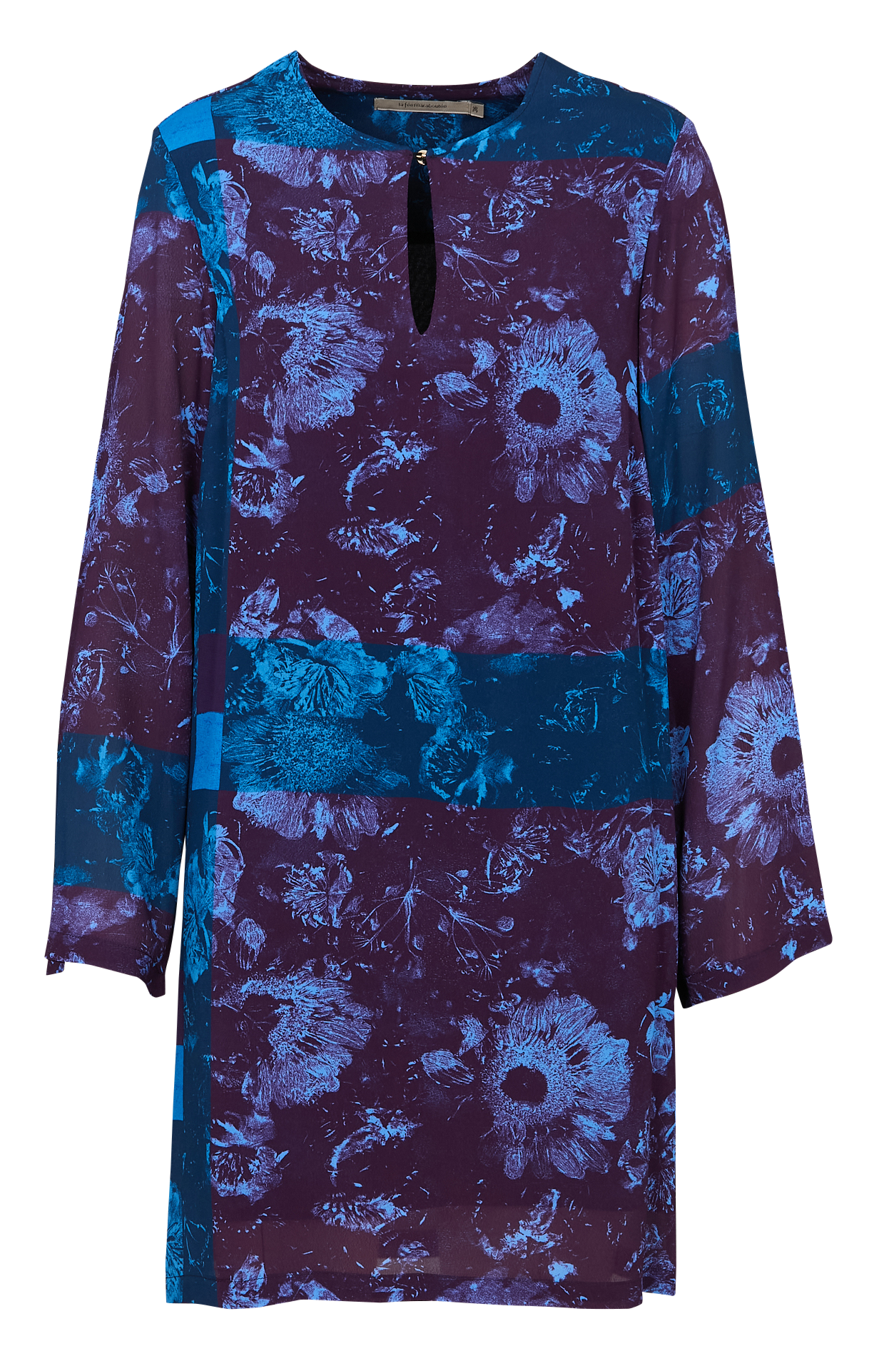Birmane printed dress LA FEE MARABOUTEE Purple