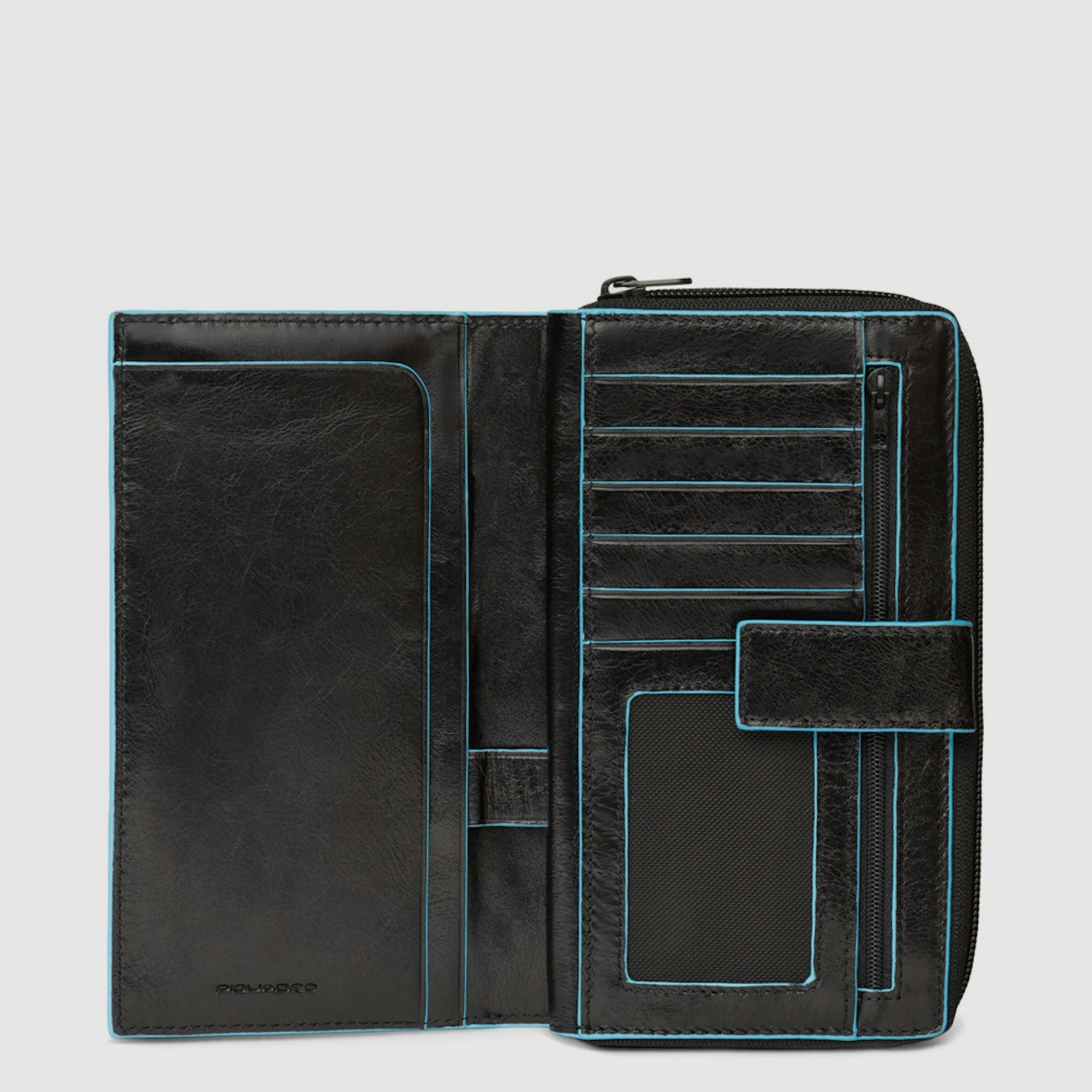 Babylon leather wallet PIQUADRO Black