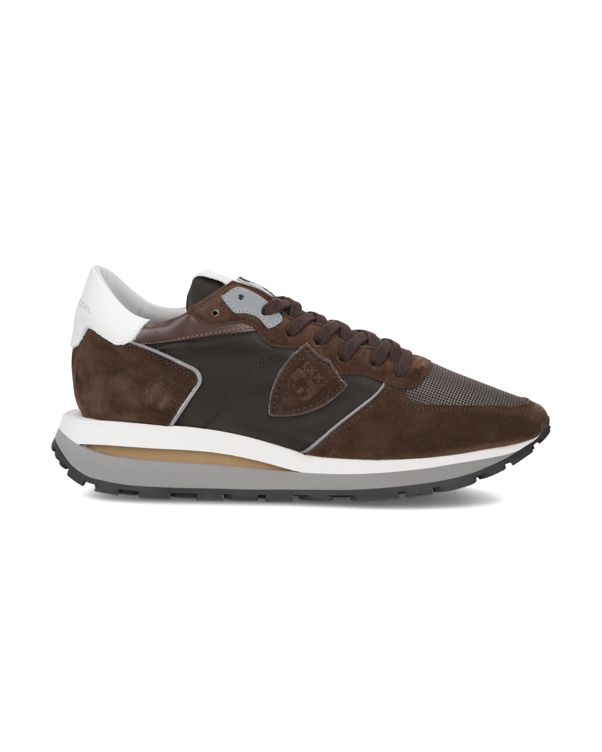 High-top running sneakers PHILIPPE MODEL Brown