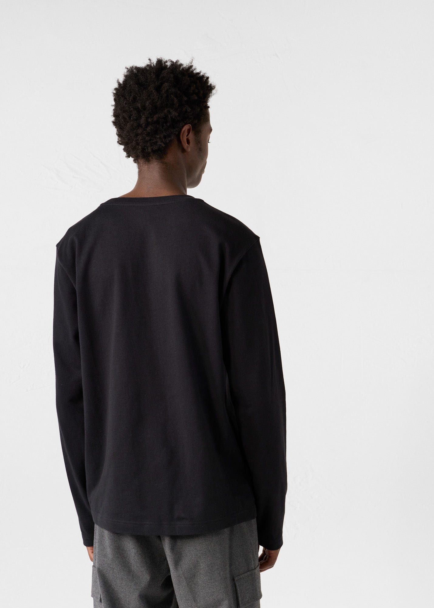 Emilio round neck T-shirt JOTT Black