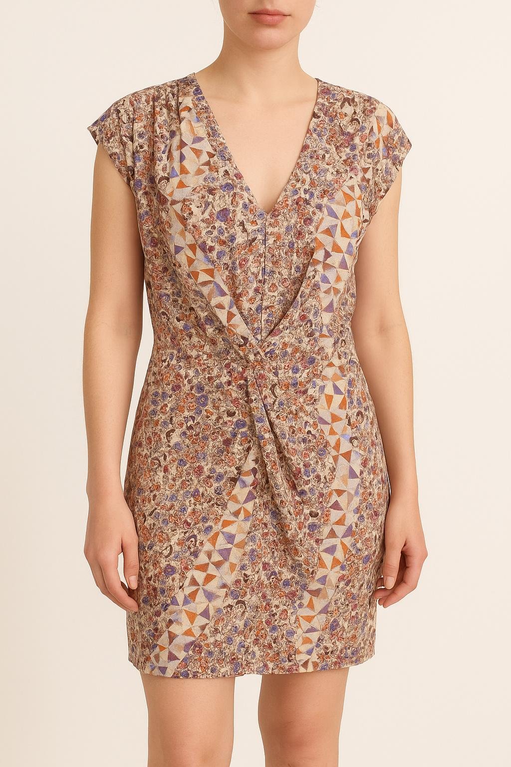 Midi dress ISABEL MARANT - Seconde Main Multicolored