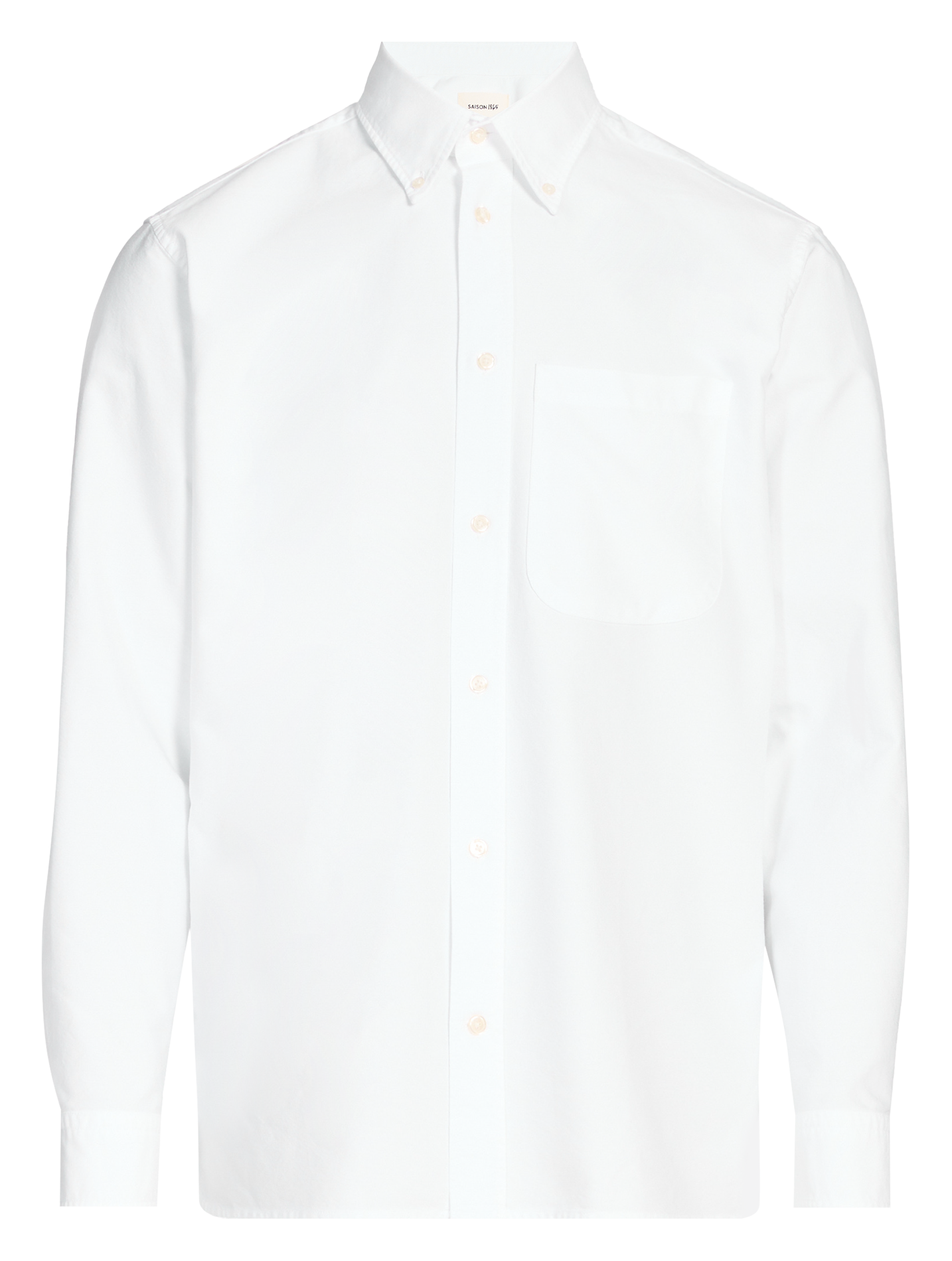 Hemd aus Baumwoll-Twill, Regular Fit SAISON 1865 Weiss