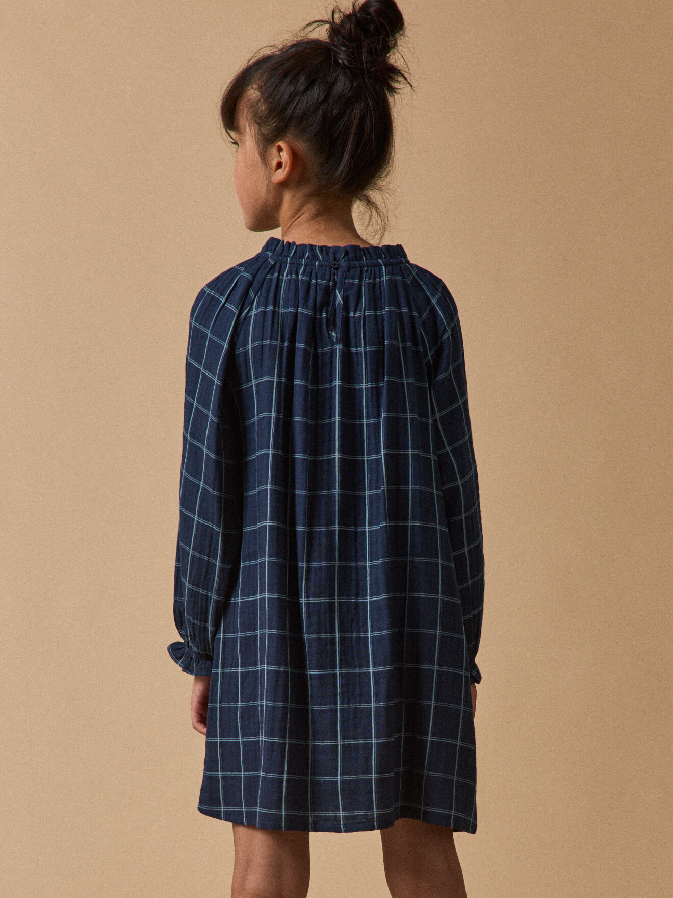 Double cotton gauze dress CYRILLUS Blue