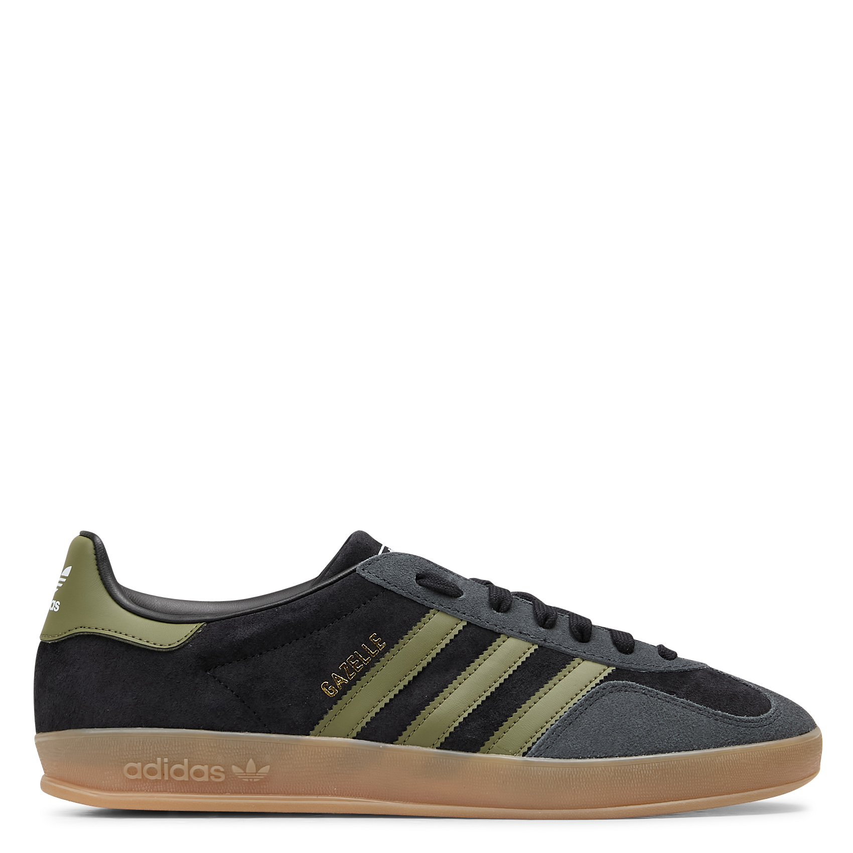 Baskets basses en cuir ADIDAS Noir