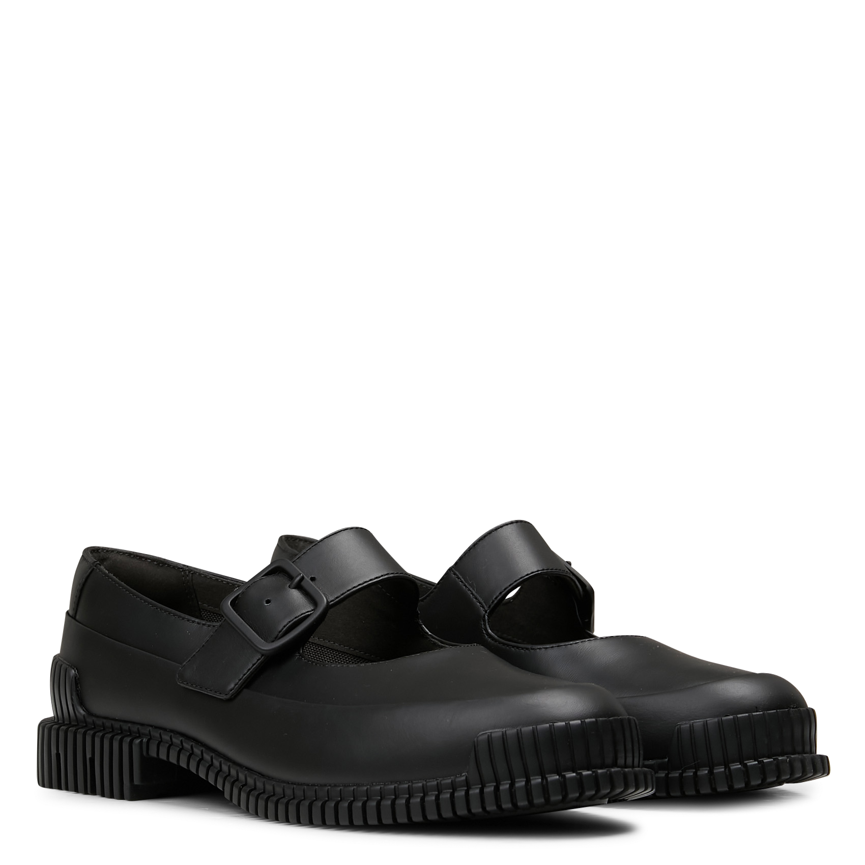 Mocassins unis en cuir CAMPER Noir