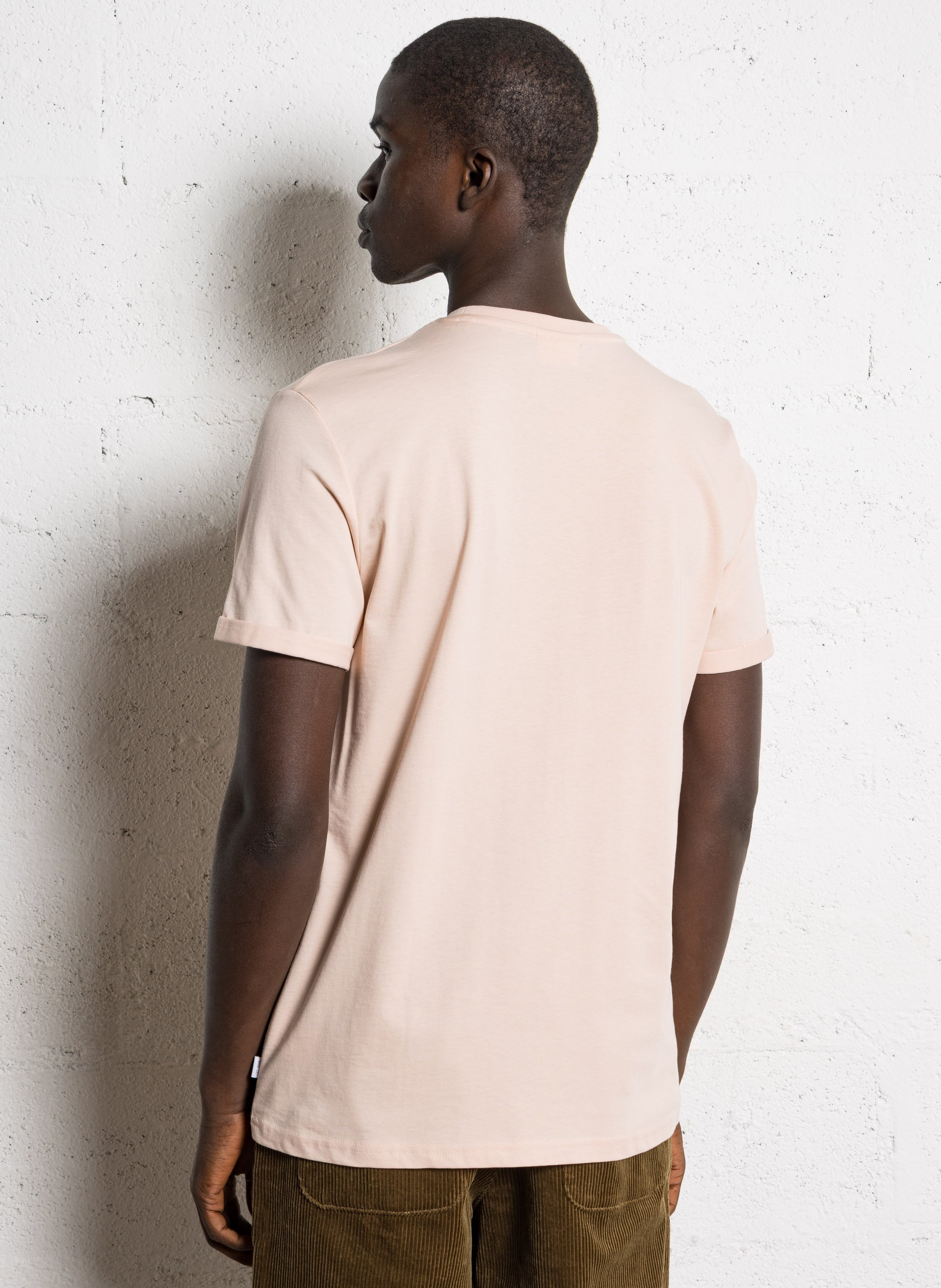 Tee-shirt droit en coton bio LES DEUX Rose