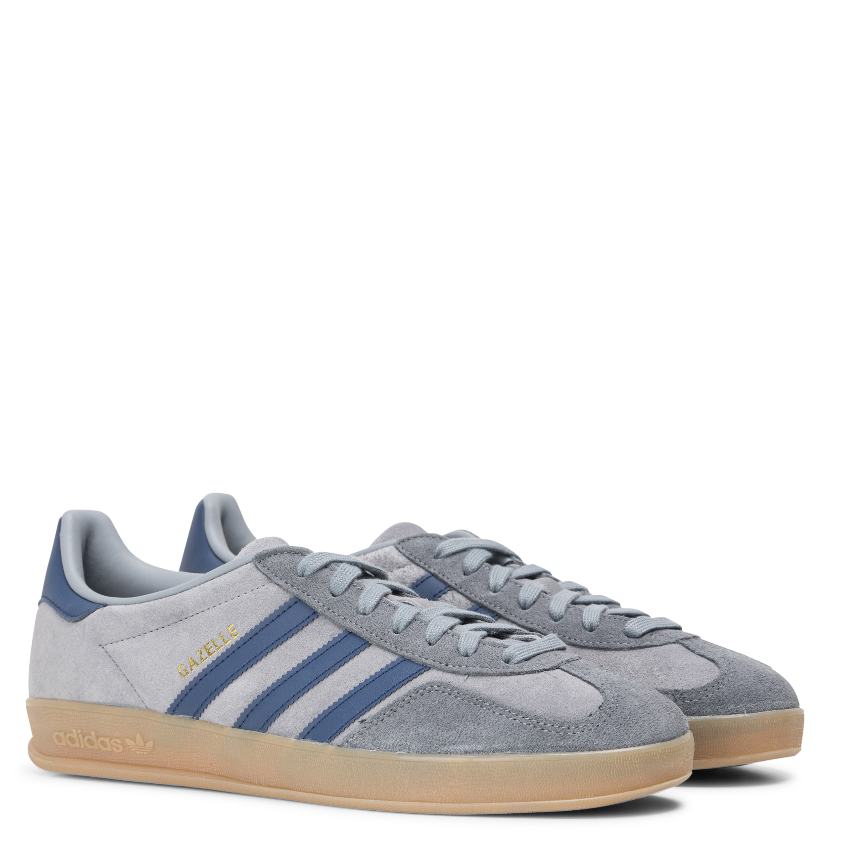 Baskets basses en cuir velours ADIDAS Gris