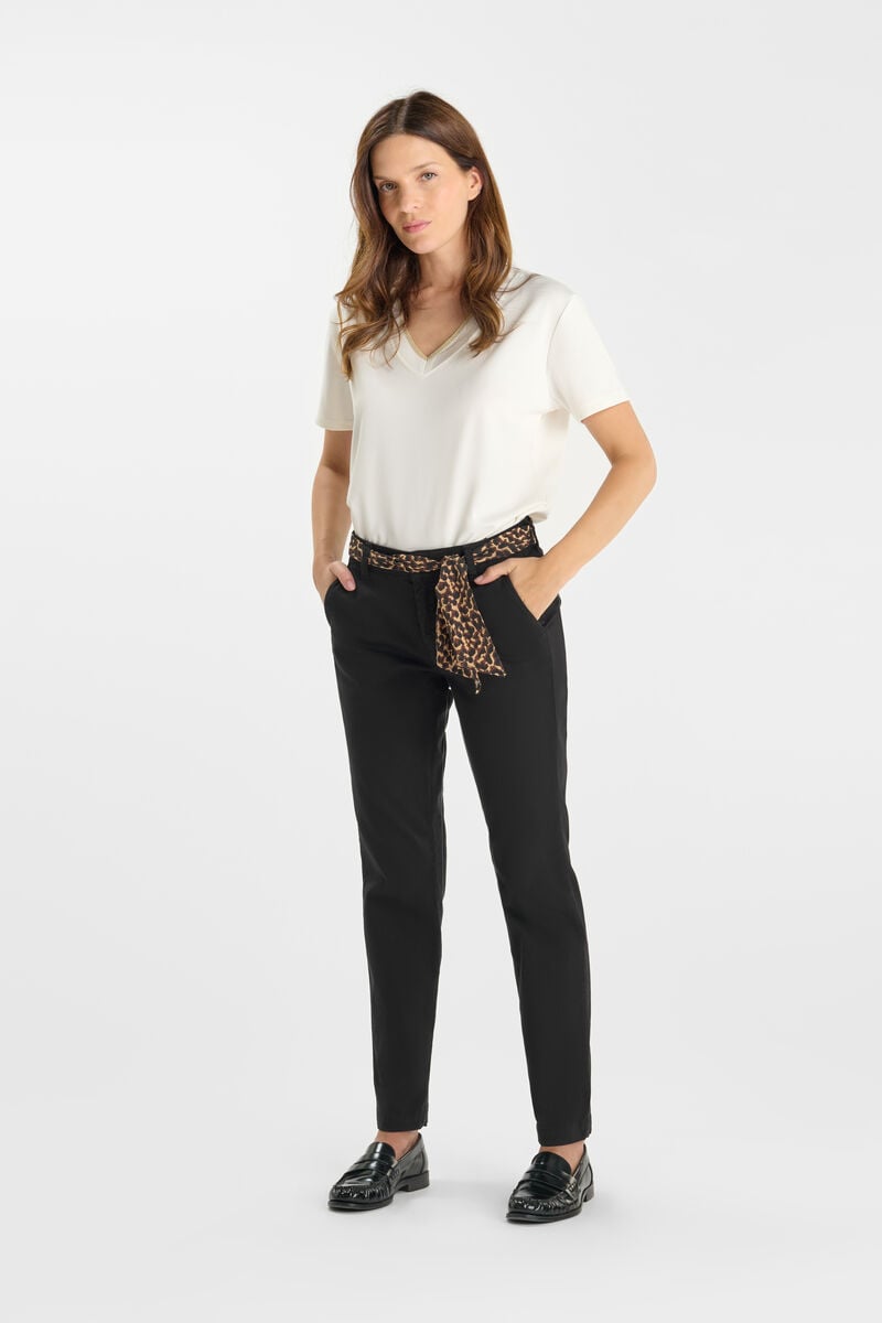 Straight pants Black