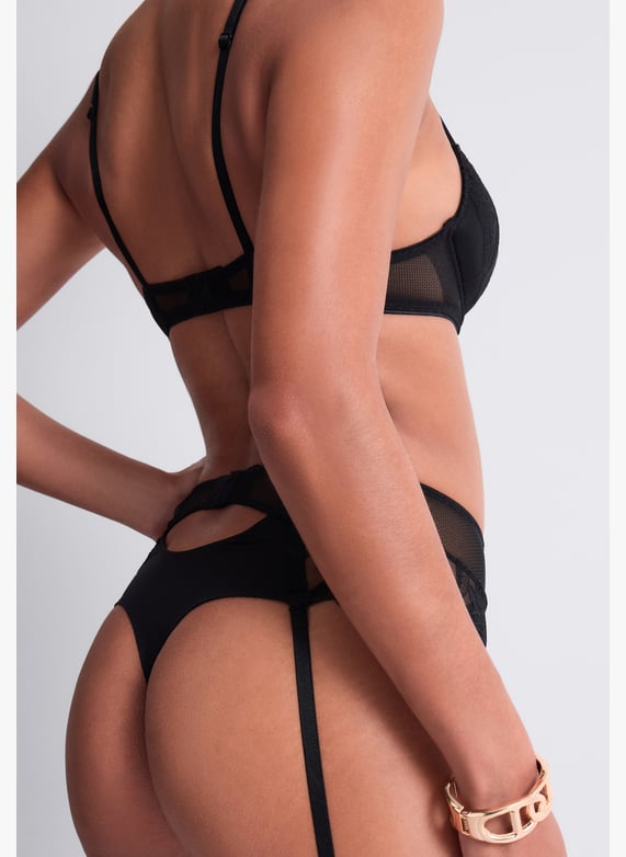 Garter belt thong Black Aubade - Women | Place des Tendances Garter belt thong Black Aubade - Women | Place des Tendances