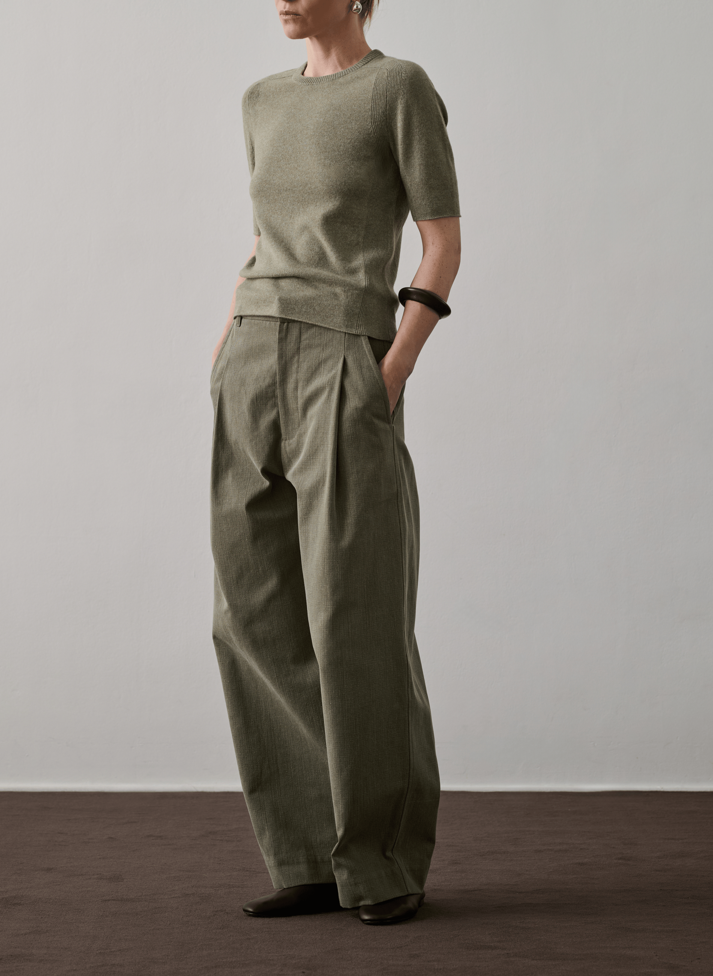 Ciel - Kaschmirpullover mit Rundhalsausschnitt SOEUR Grau