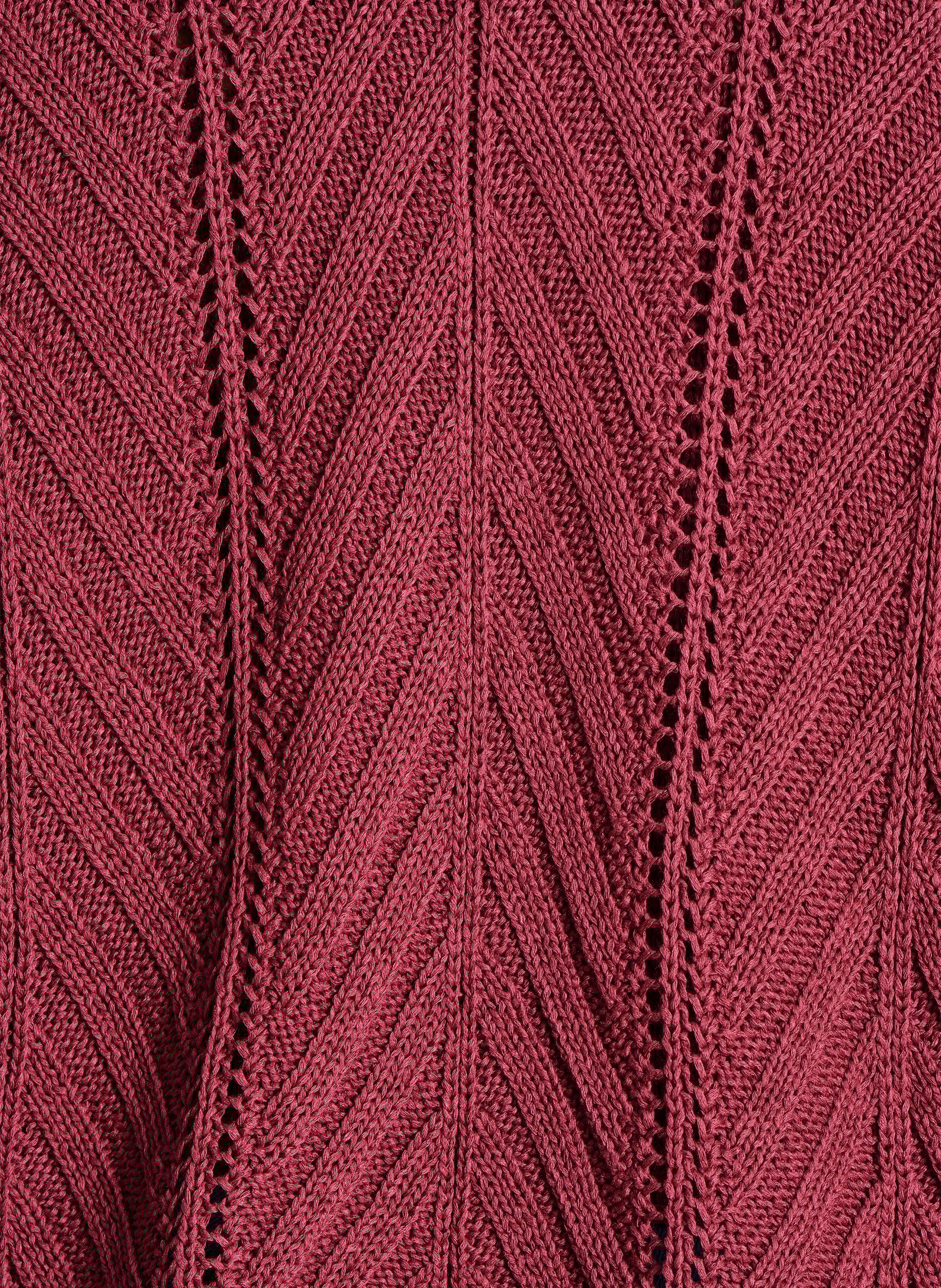 Gilet en chrochet ajouré LA FEE MARABOUTEE Marron