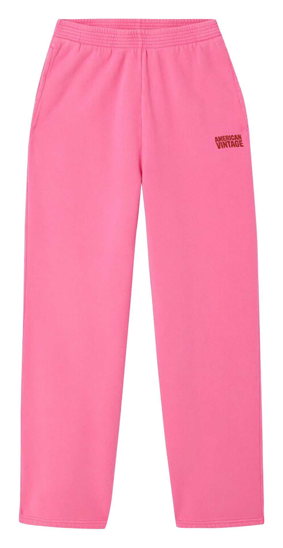 Straight cotton joggers AMERICAN VINTAGE Pink