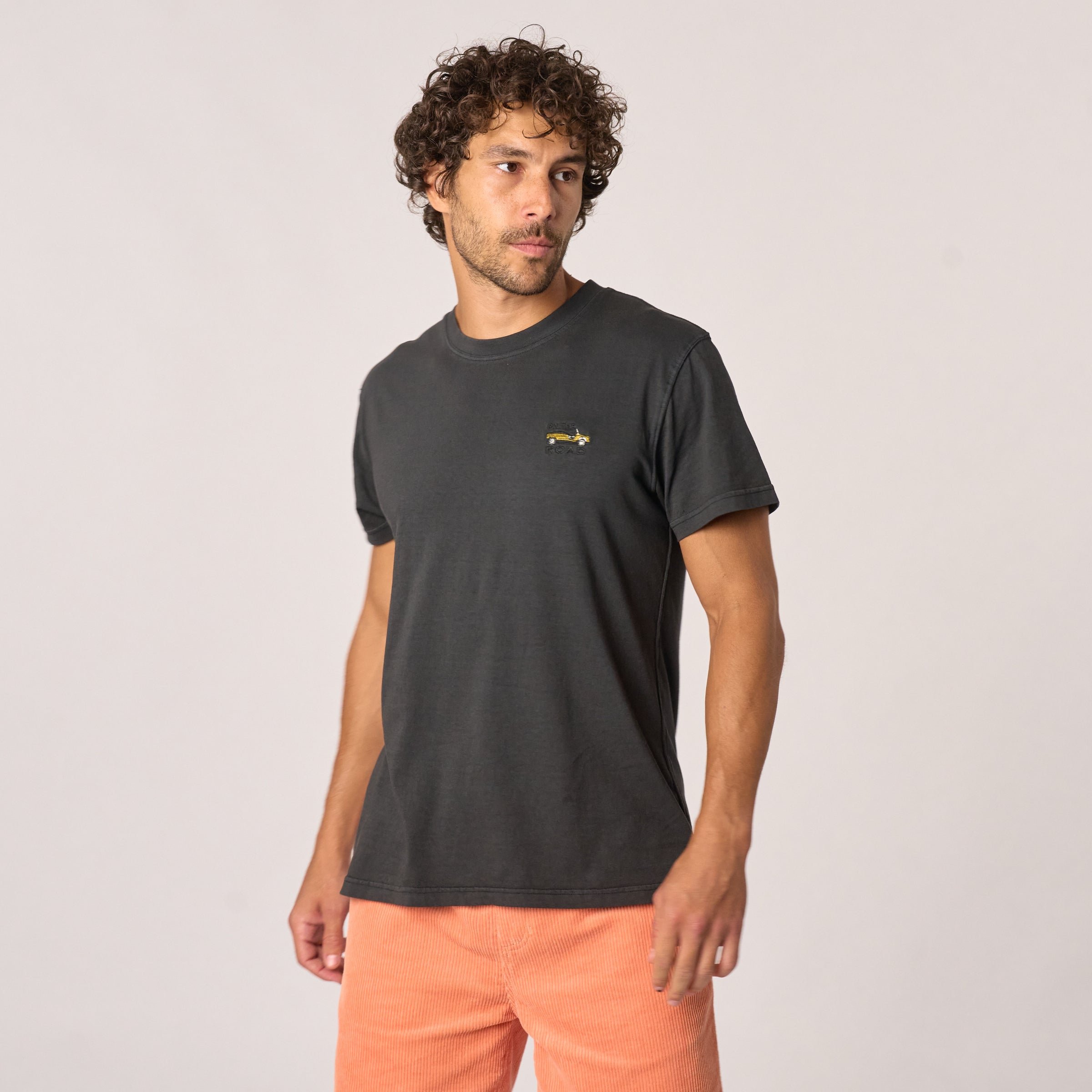 Organic cotton roadtrip T-shirt Black